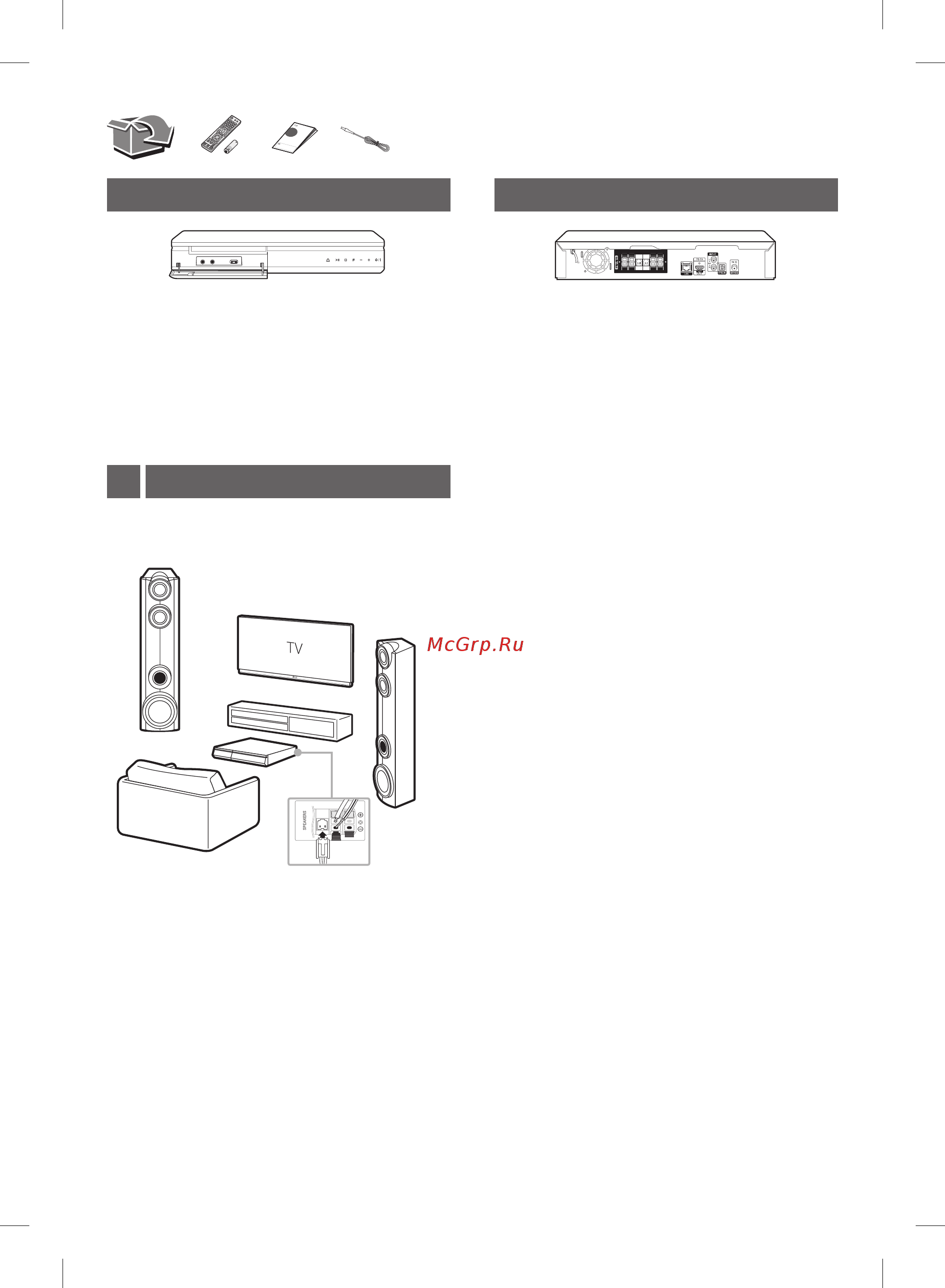 LG LHB675 [2/4] Передняя панель задняя панель