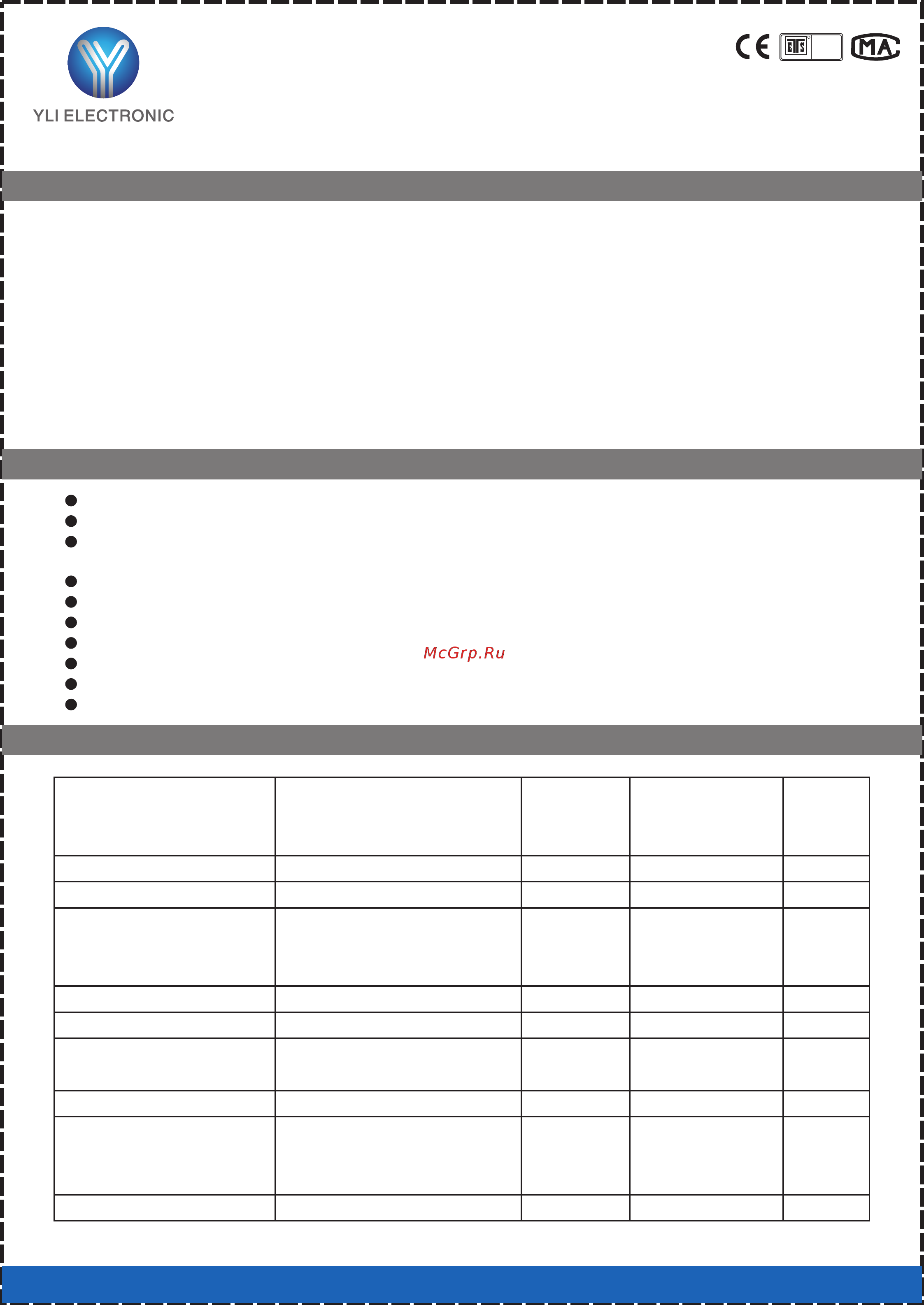 YLI YK-168 Manual онлайн
