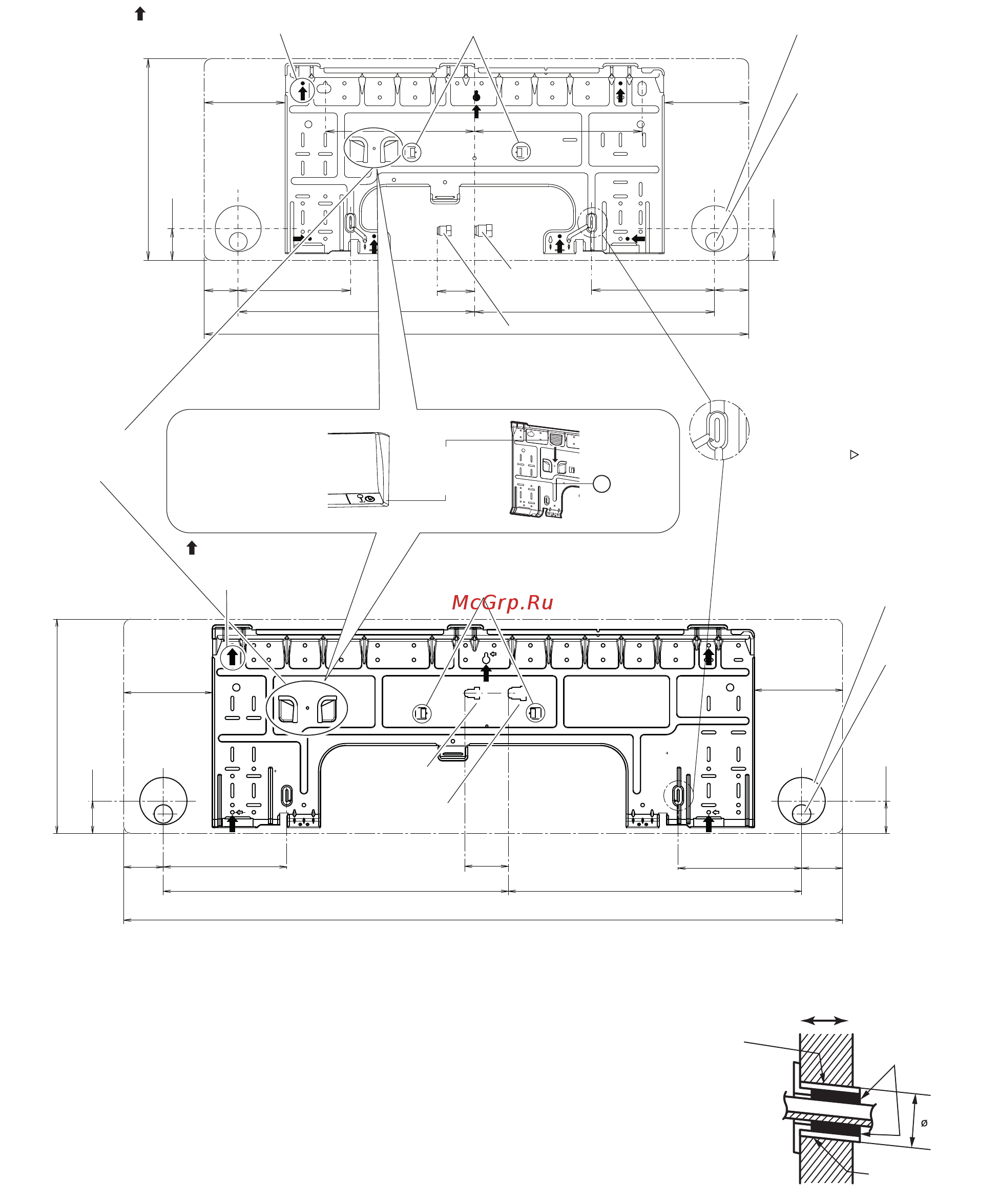Daikin ATXM-M [8/20] Монтаж внутреннего агрегата