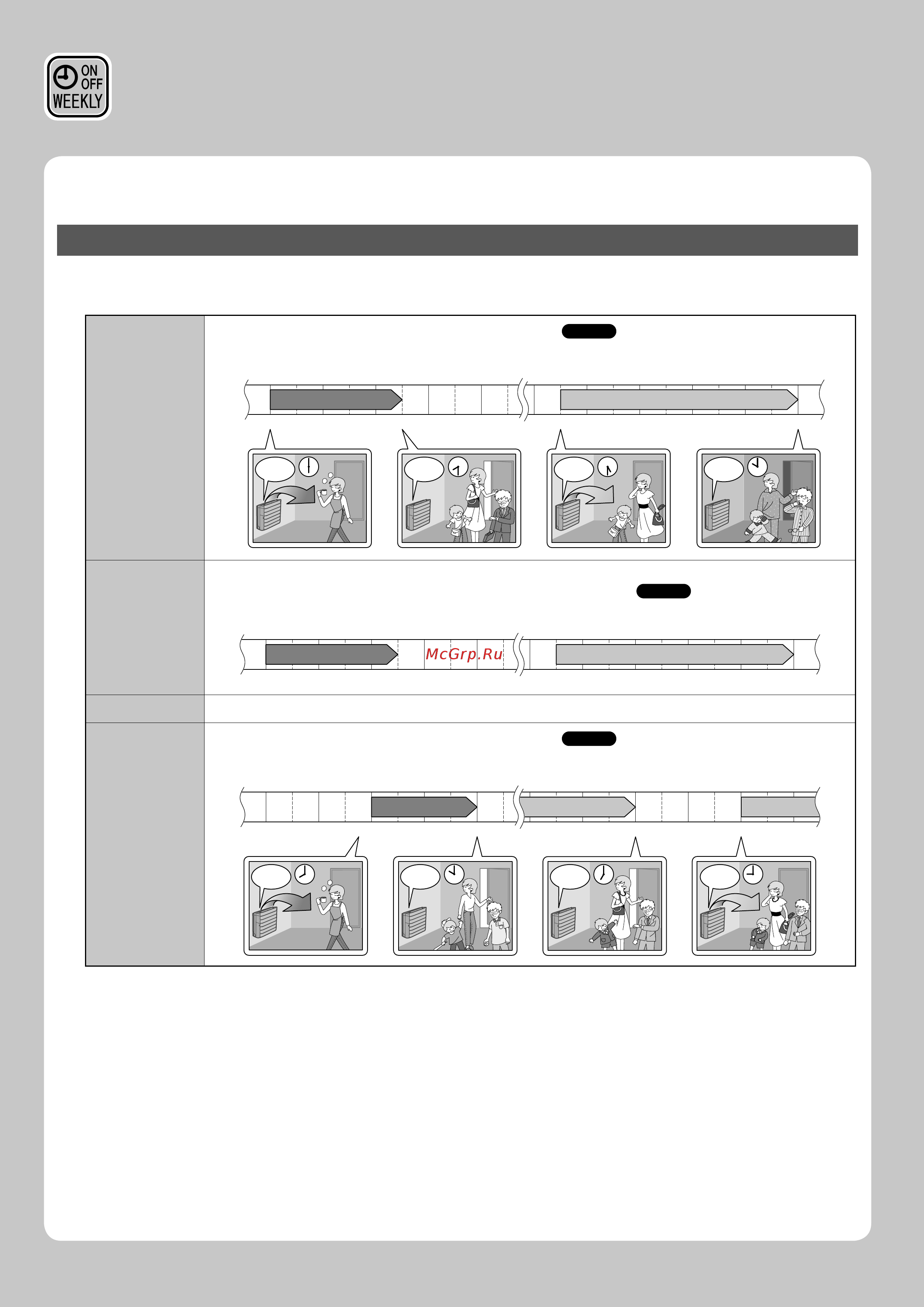 Daikin FVXG25K [22/42] Работа в режиме еженедельного таймера