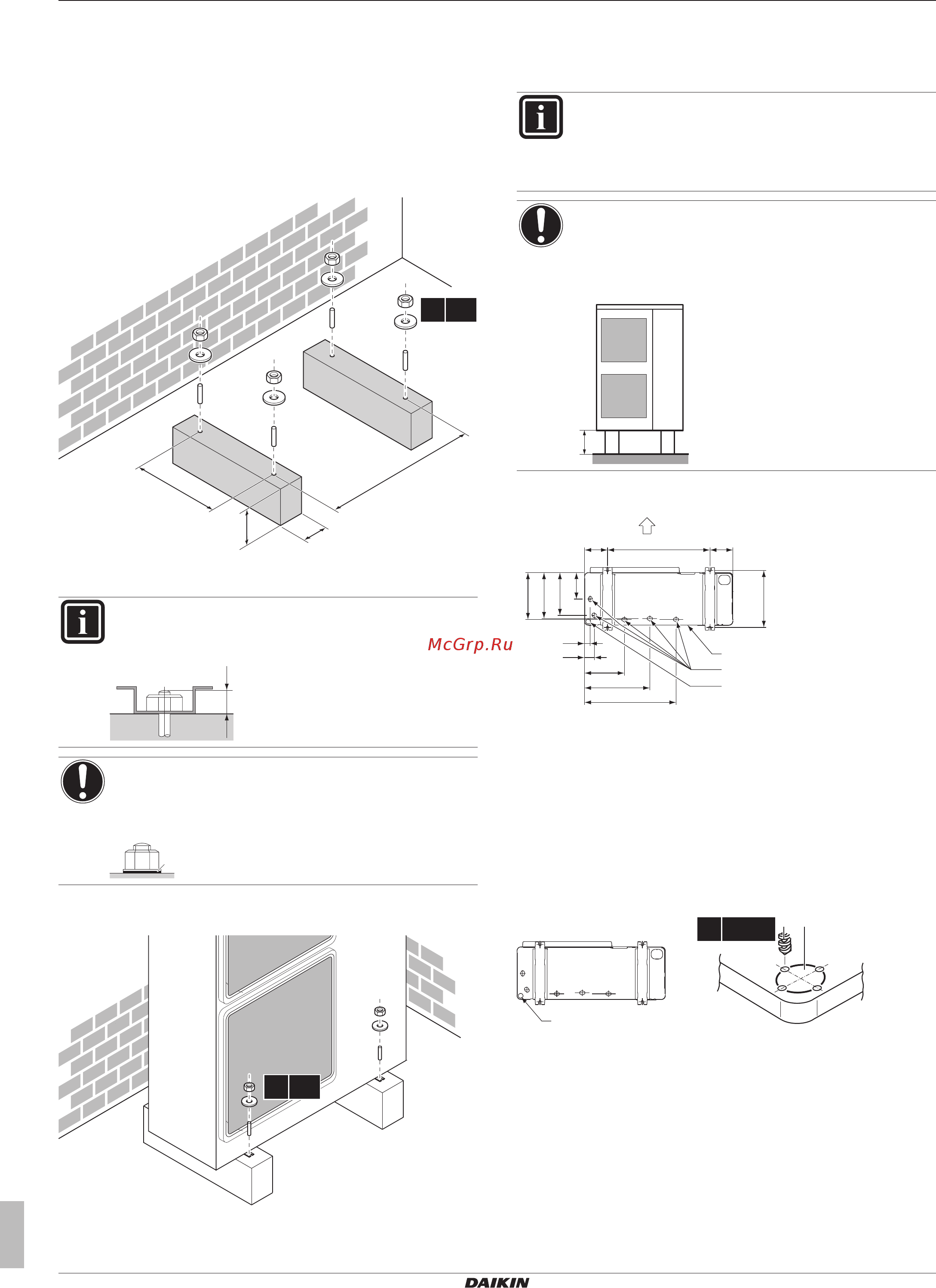 Daikin RZQG-L9V1 [4/16] Установка наружного блока