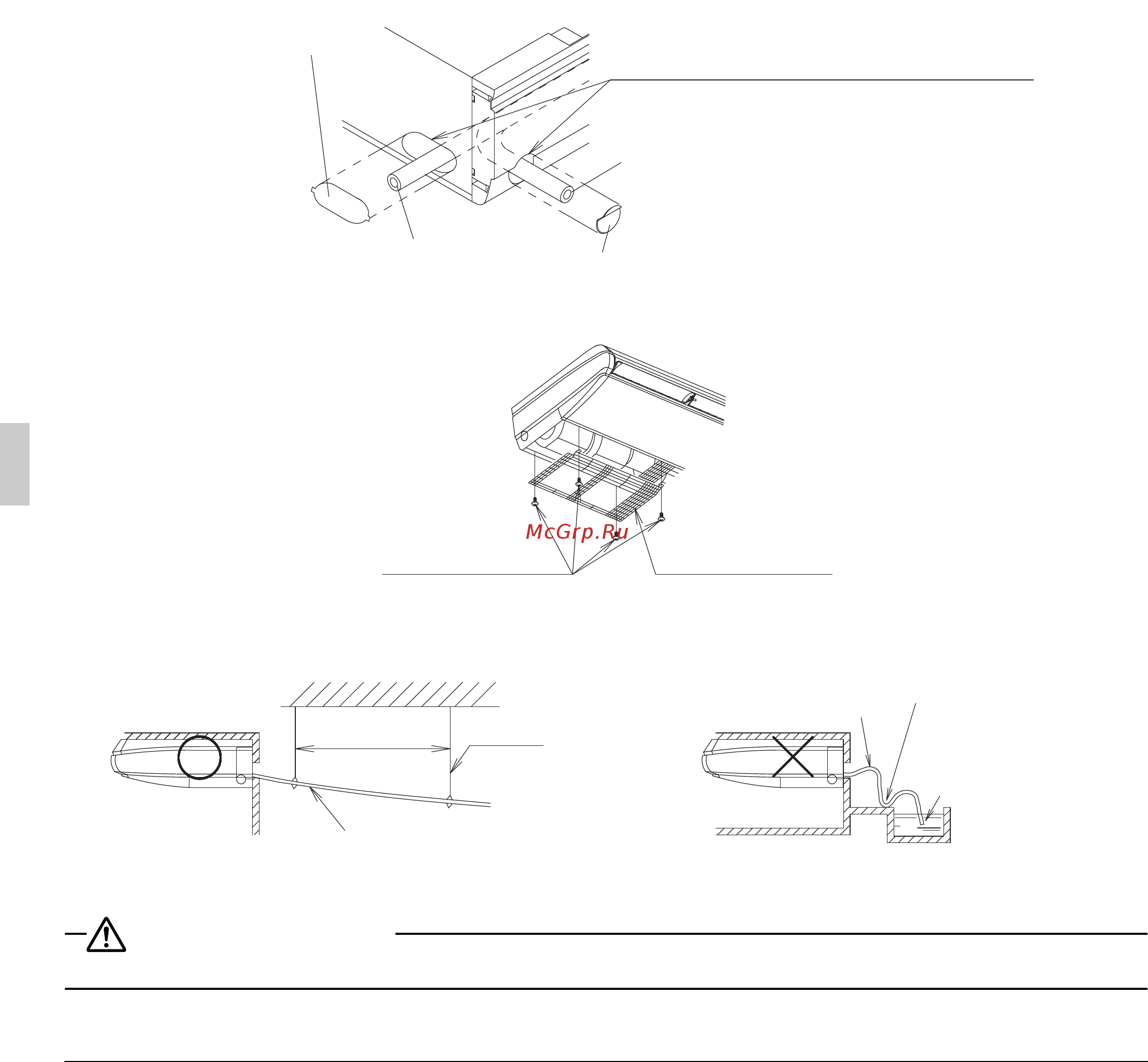 Daikin FHQ35CAVEB [18/41] Работа с дренажным трубопроводом