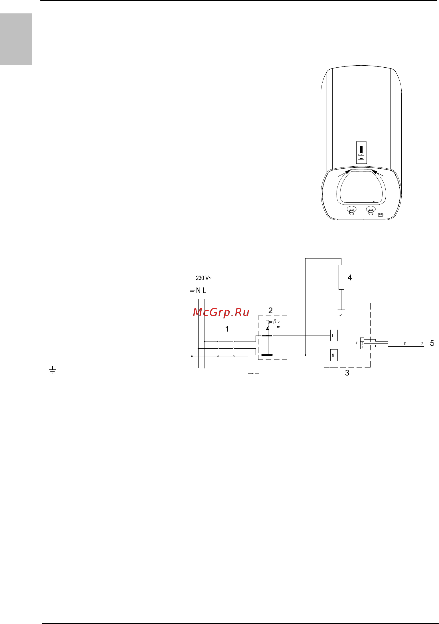 Gorenje OTGS 100 SM B6 539392 [16/48] Conectarea boilerului la reţeaua electrică