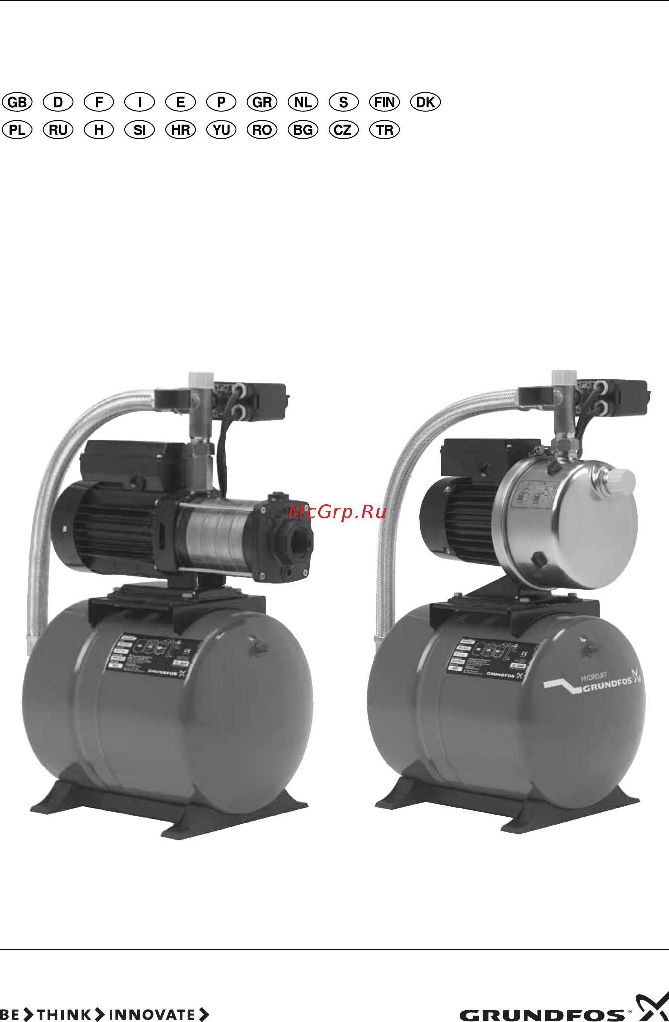 Grundfos JP 6 (60л) Инструкция по эксплуатации онлайн
