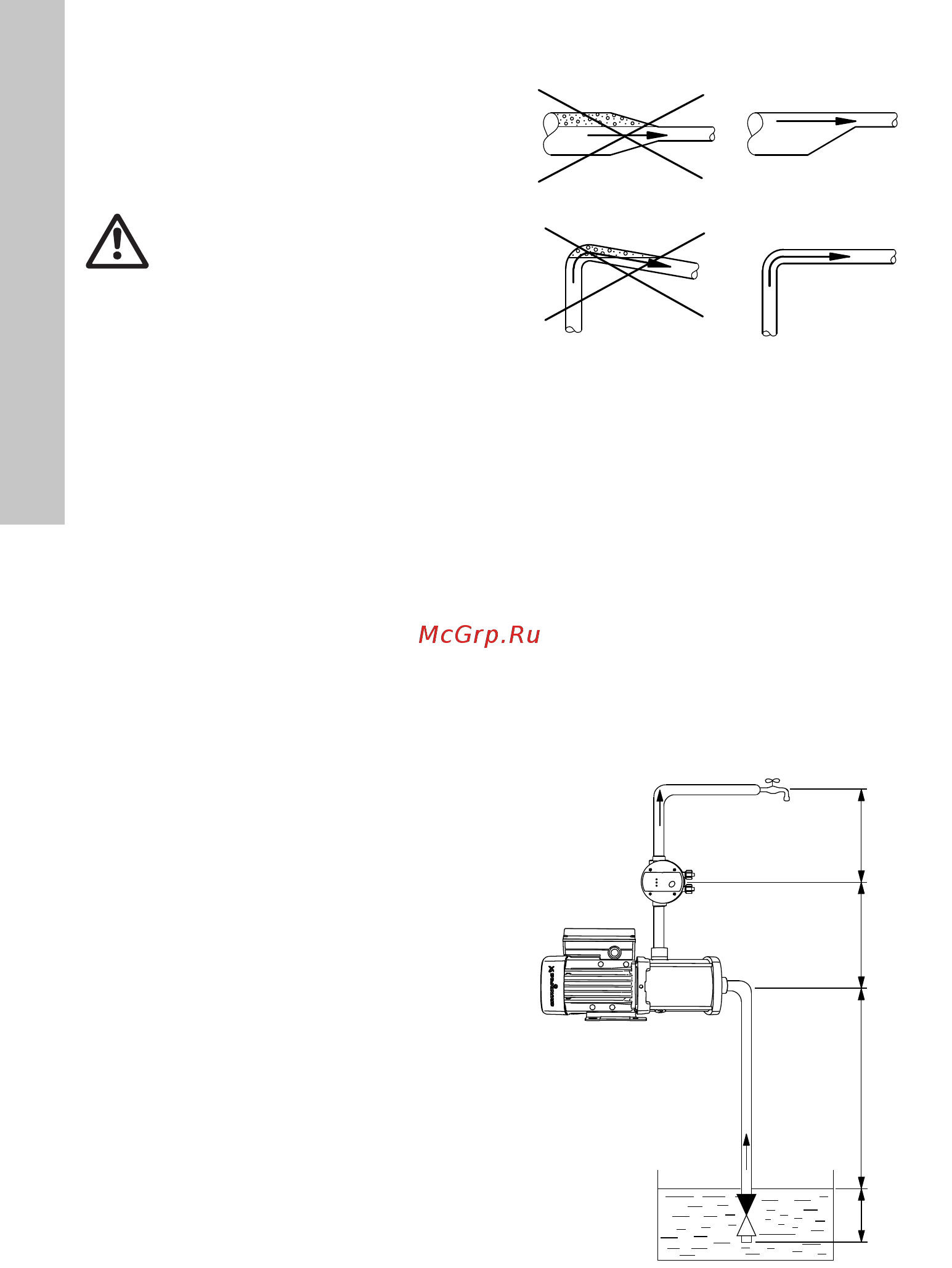 Grundfos CMB-SP SET 3-47, PM 2 [8/48] Монтаж механической части