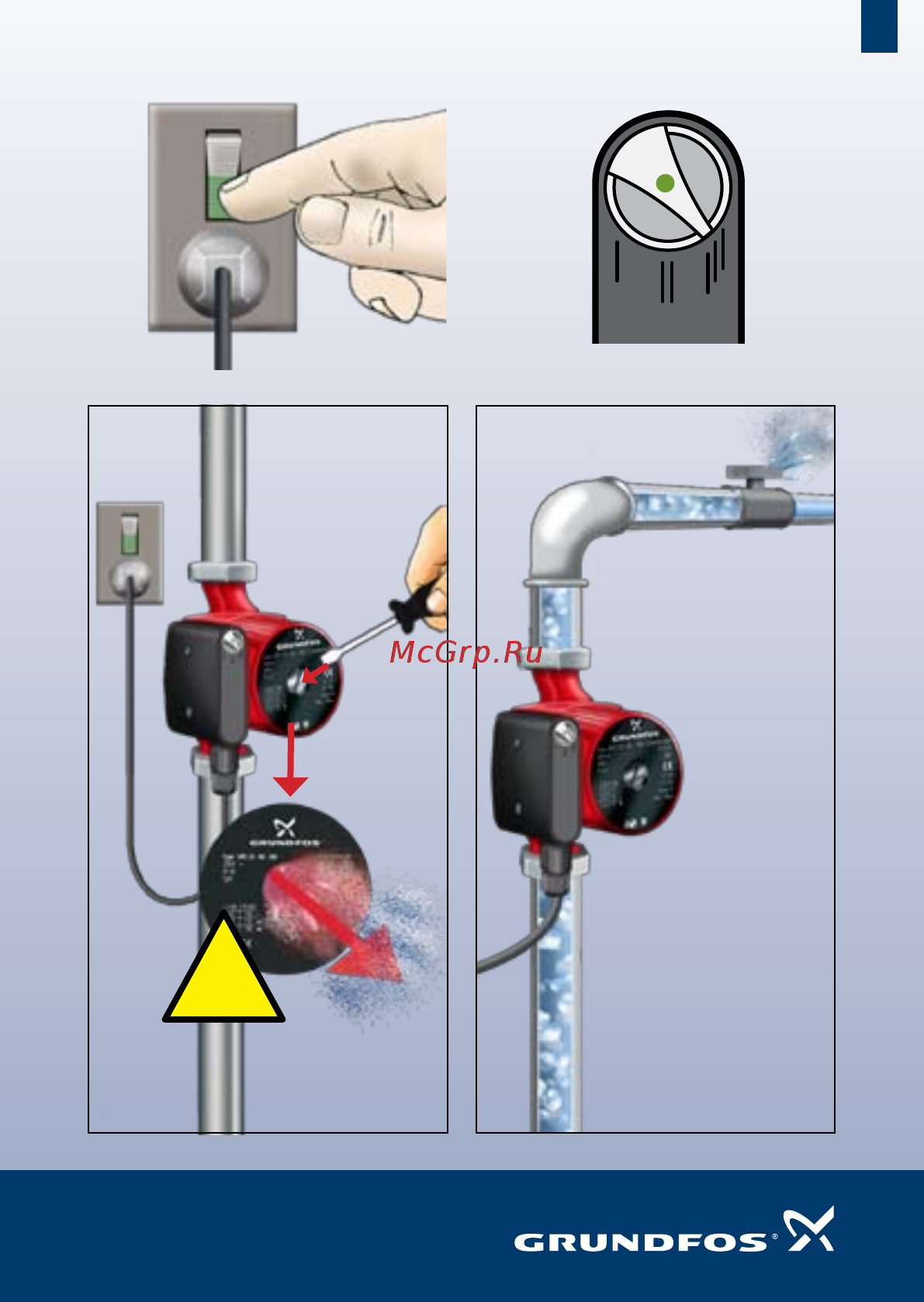 Grundfos UPS 40-50 F Инструкция по эксплуатации онлайн [9/16] 211669