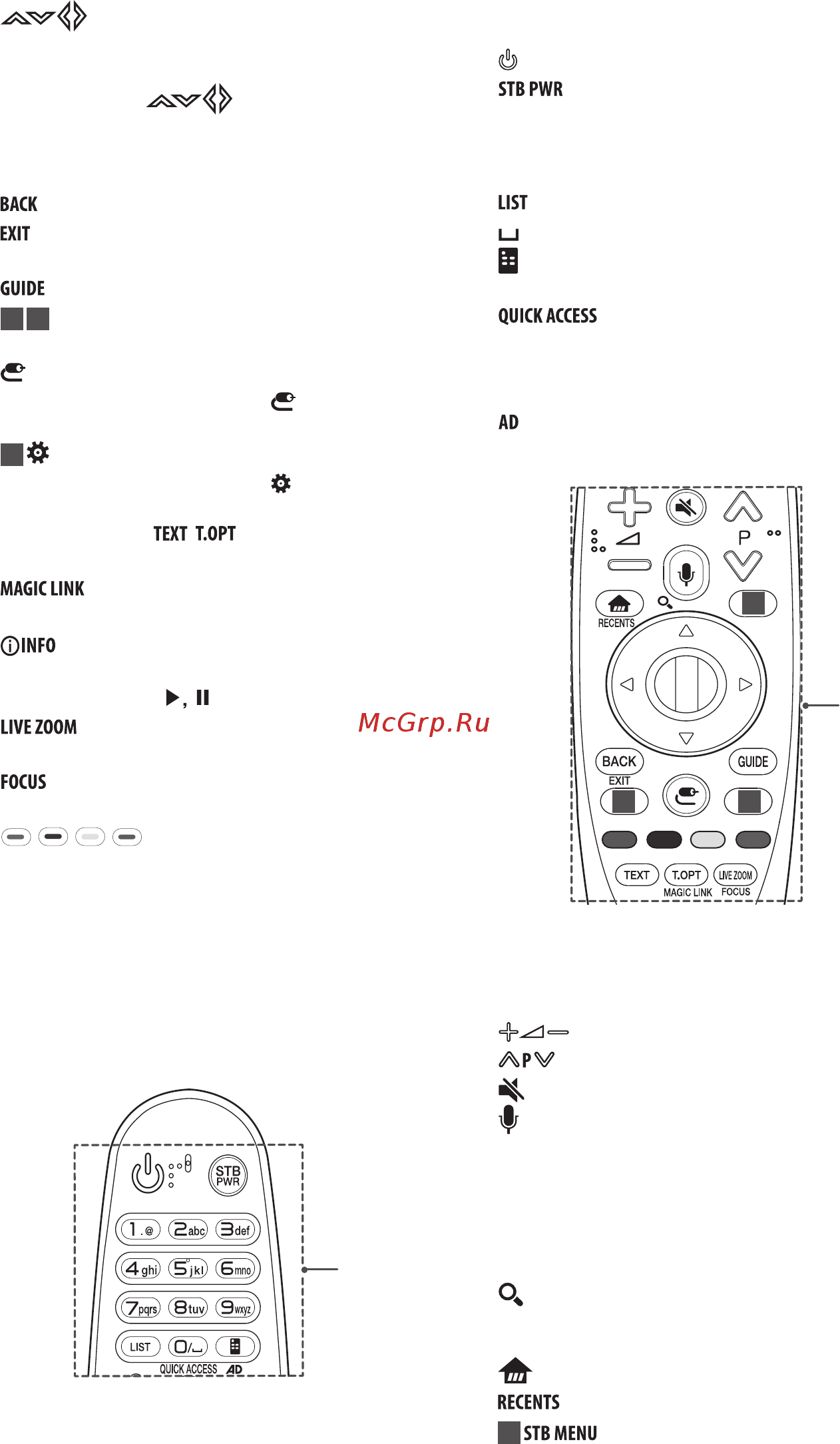 LG OLED55B7V Руководство пользователя онлайн [20/37] 211690