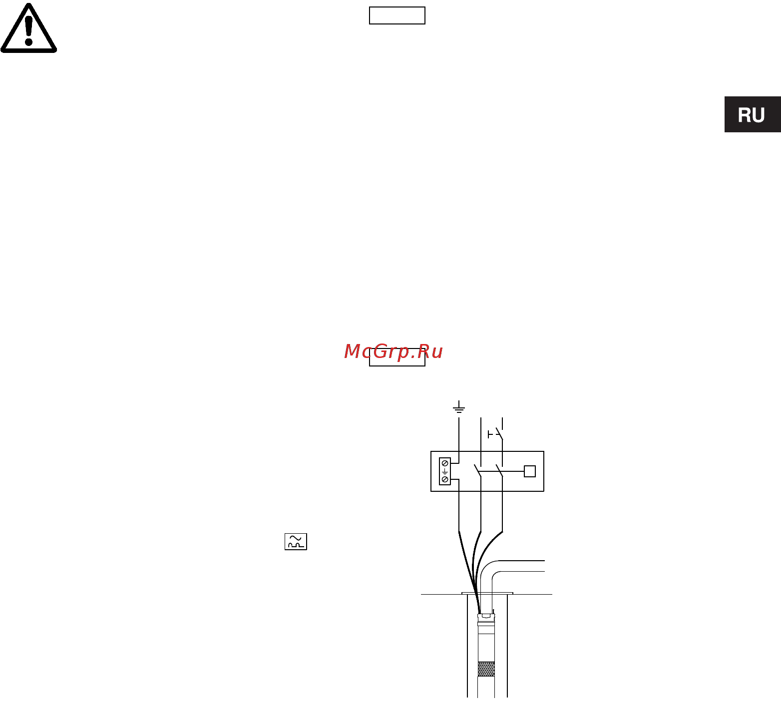 Grundfos SQ 3-30 [11/24] Подключение электрооборудования