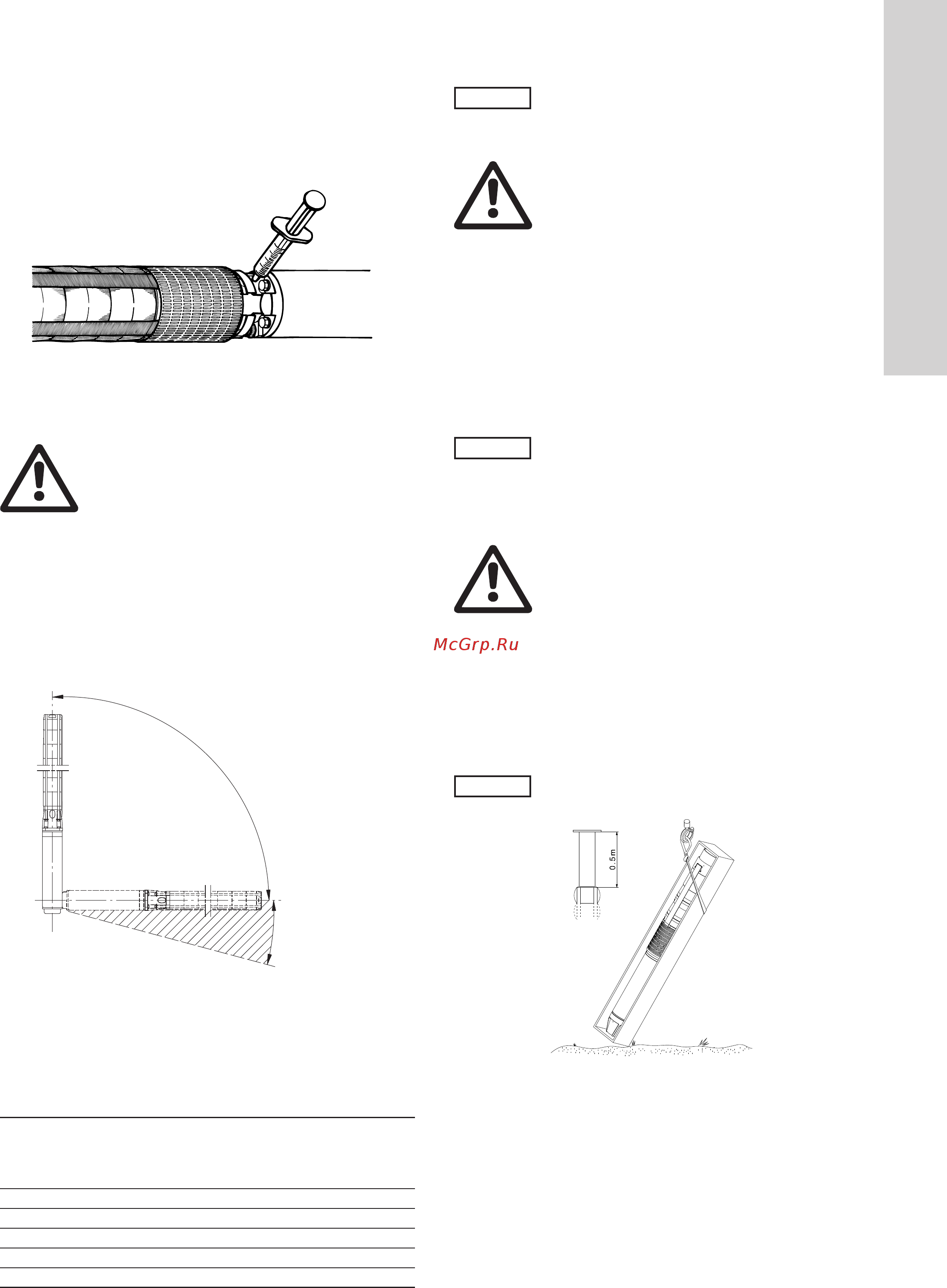 Grundfos SP 9- 32 (400В) 6' [9/46] Последовательность монтажа