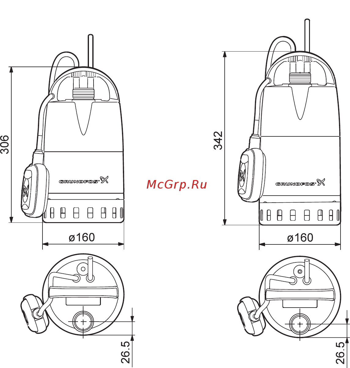 Grundfos Unilift CC 7 A1 [11/12] Cc 5 cc 7