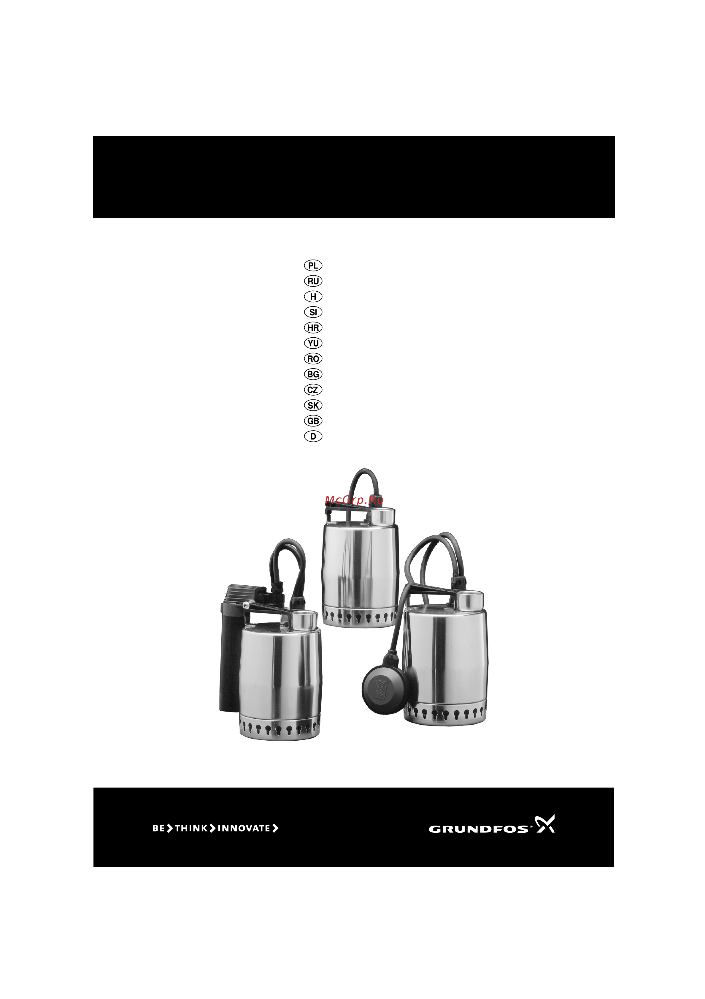 Grundfos Unilift KP 150-A1 Инструкция по эксплуатации онлайн