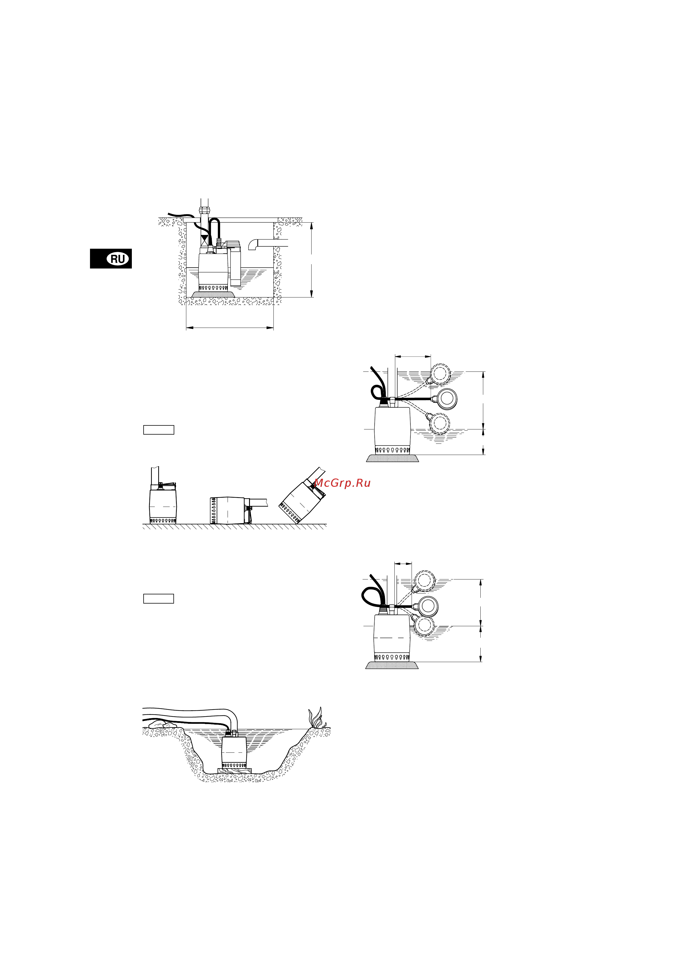 Grundfos Unilift KP 350-M1 [7/11] Установка