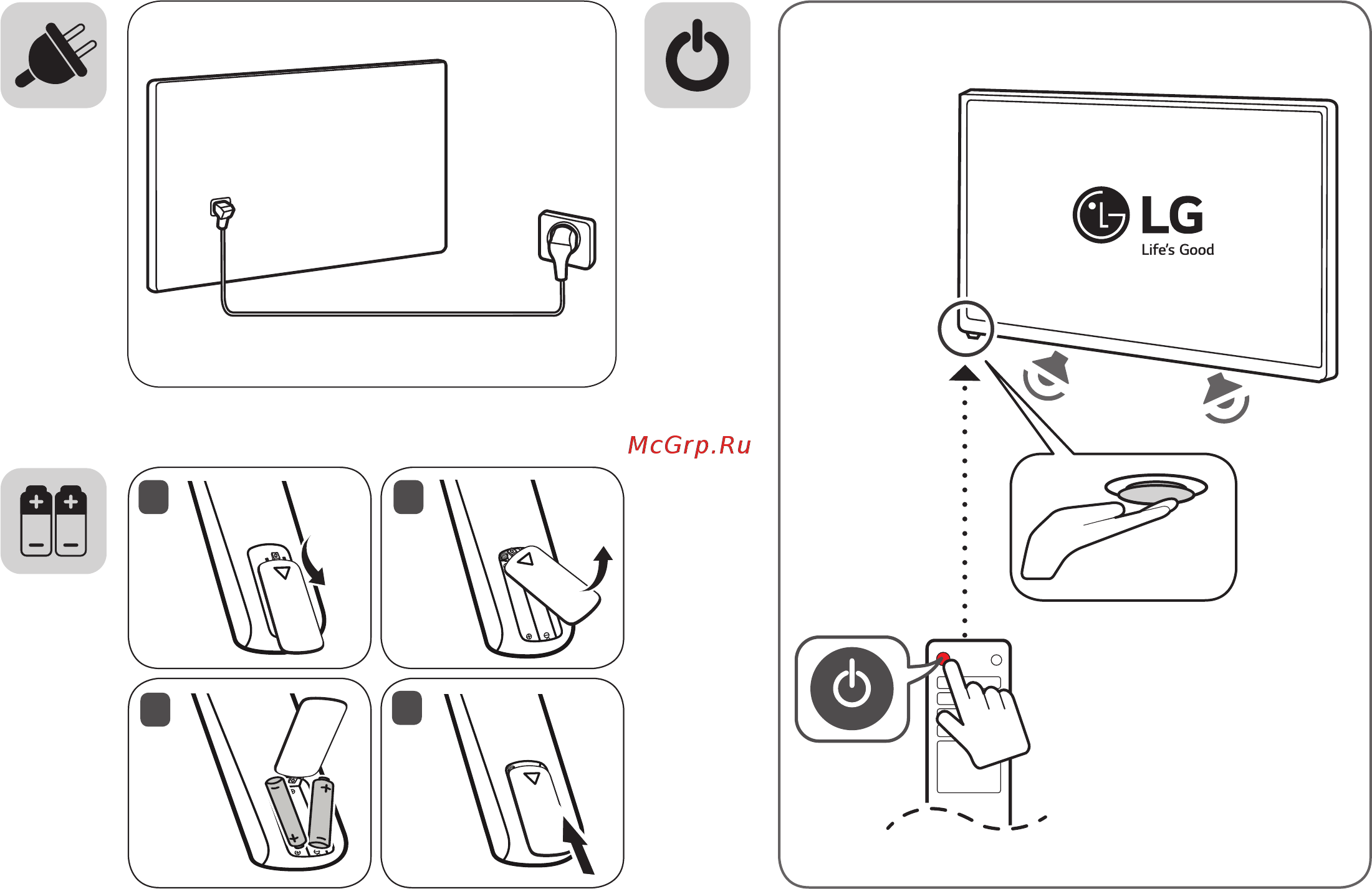 LG 32LJ594U Руководство пользователя онлайн [6/33] 211942