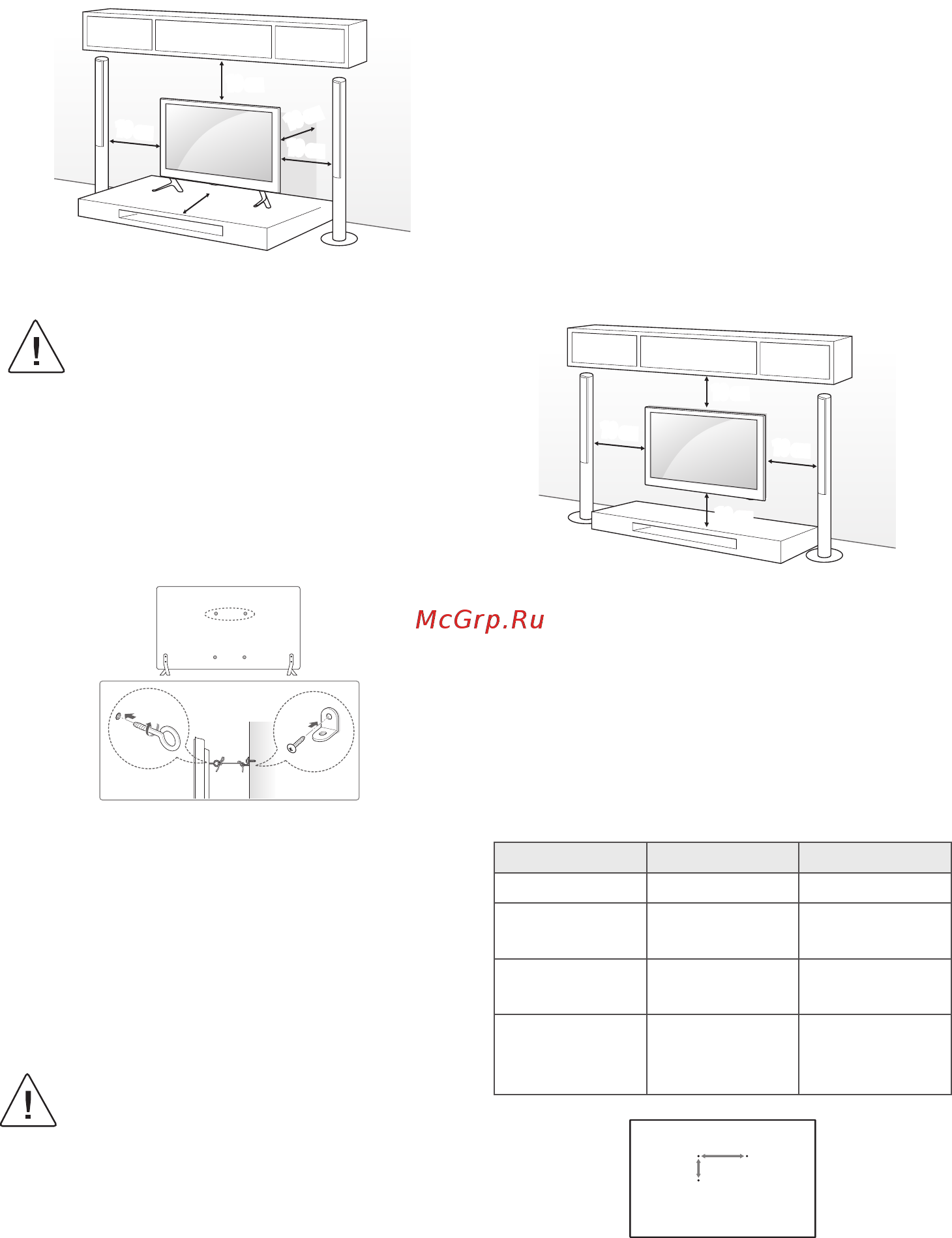 LG 43LJ519V [14/39] Крепление на стене