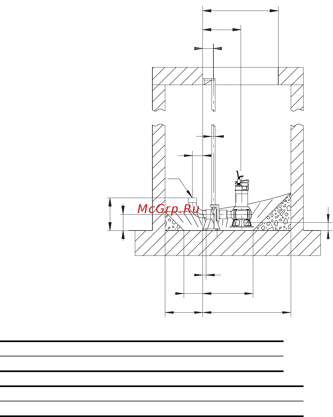 Grundfos Unilift AP 35B.50.06.3.V [17/23] Pump installation on auto coupling