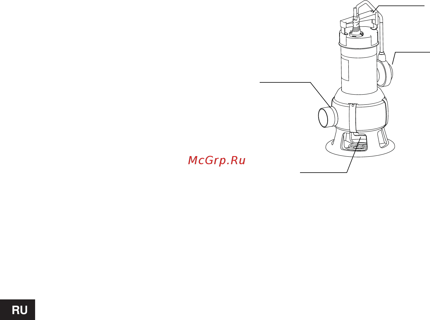 Grundfos Unilift AP 35B.50.06.3.V [8/23] Недопустимые режимы эксплуатации