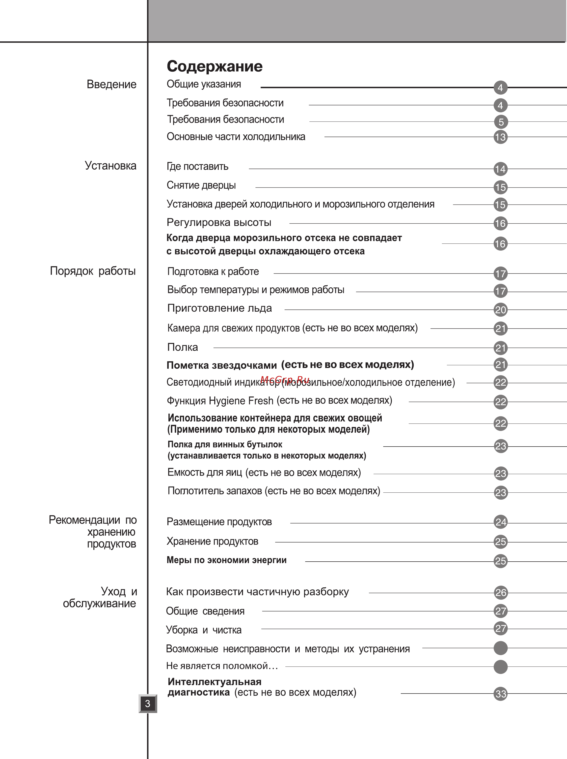 LG GC-B247JEUV [3/33] Обслуживание