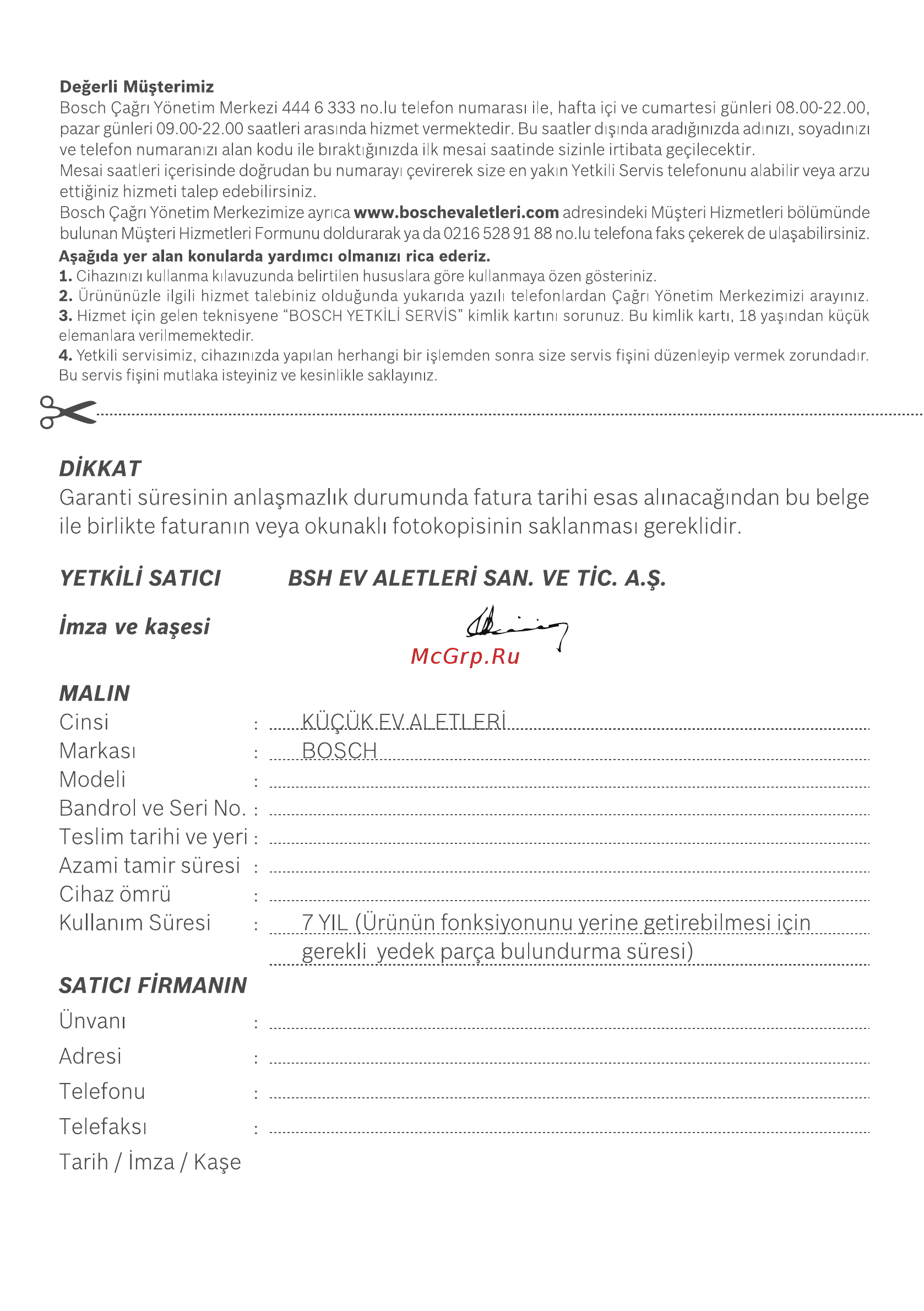 Bosch MUM 48CR1 [92/140] Küç ük evaleil ri