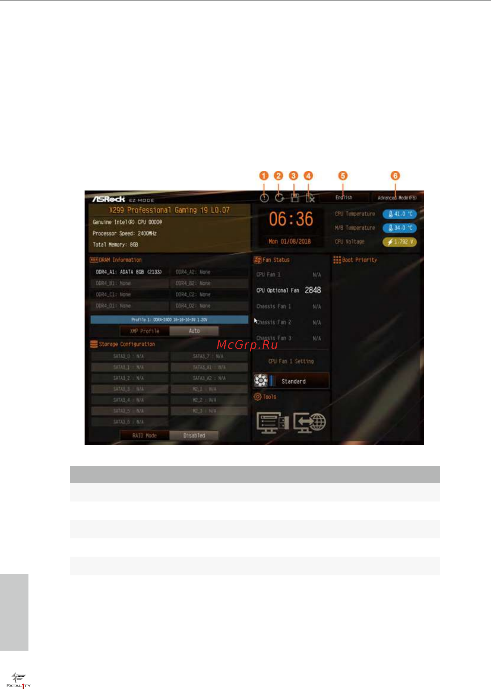 ASRock FATAL1TY X299 PROFESSIONAL GAMING I9 [68/109] Ez mode