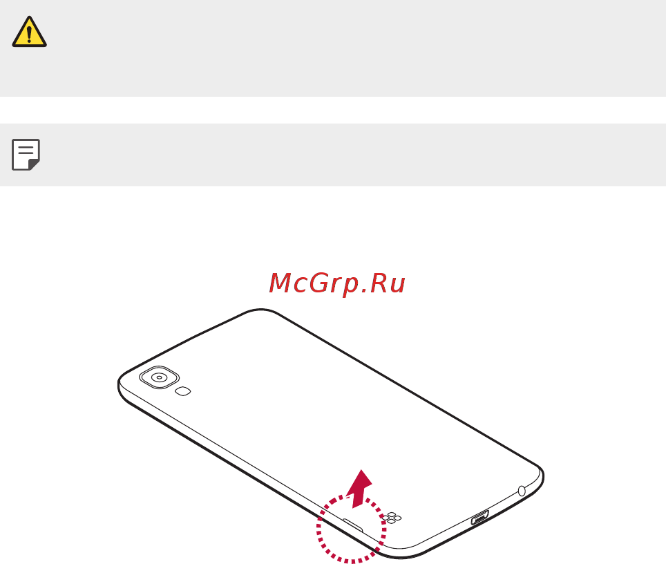 LG X Style K200DS White [138/449] Встановлення sim карти та акумулятора