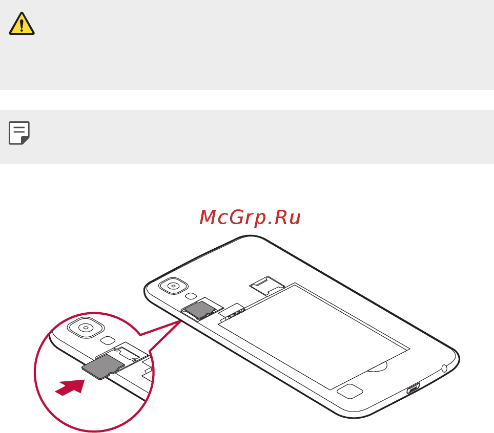 LG X Style K200DS White [28/449] Установка карты памяти