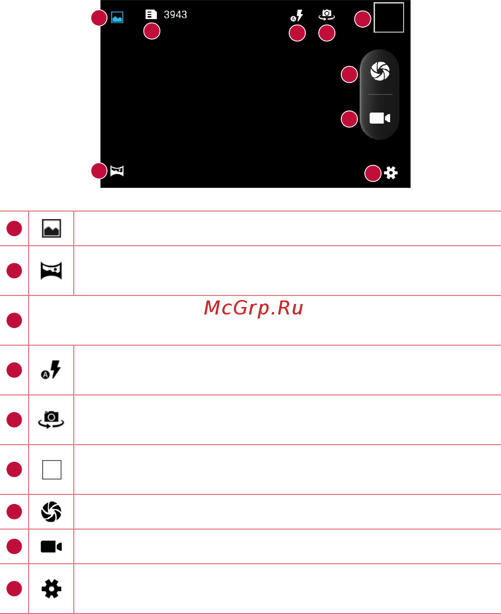 LG K5 X220DS Black Titan [213/322] Көрініс іздегіштегі камера опциялары