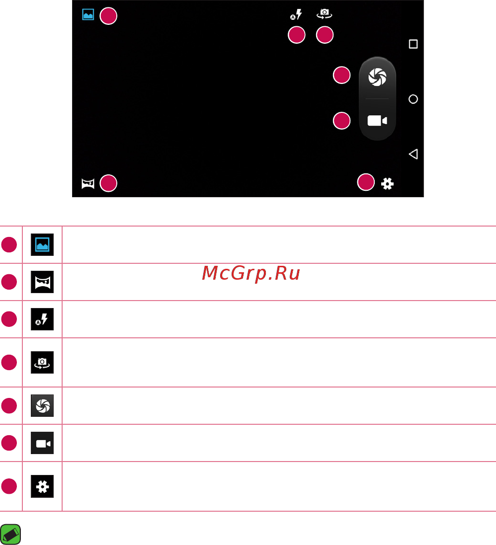 LG Ray X190 Titan [129/319] Параметри камери у видошукачі
