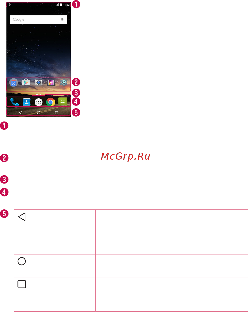 LG Ray X190 Titan [195/319] Негізгі экранмен танысу
