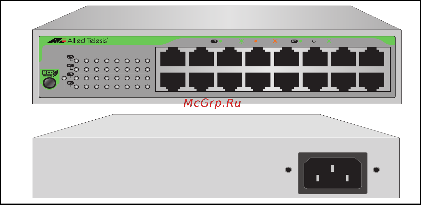 Allied Telesis at-fs716l-50 [13/45] Руководство по установке коммутаторов fast ethernet at fs716l и at fs724l