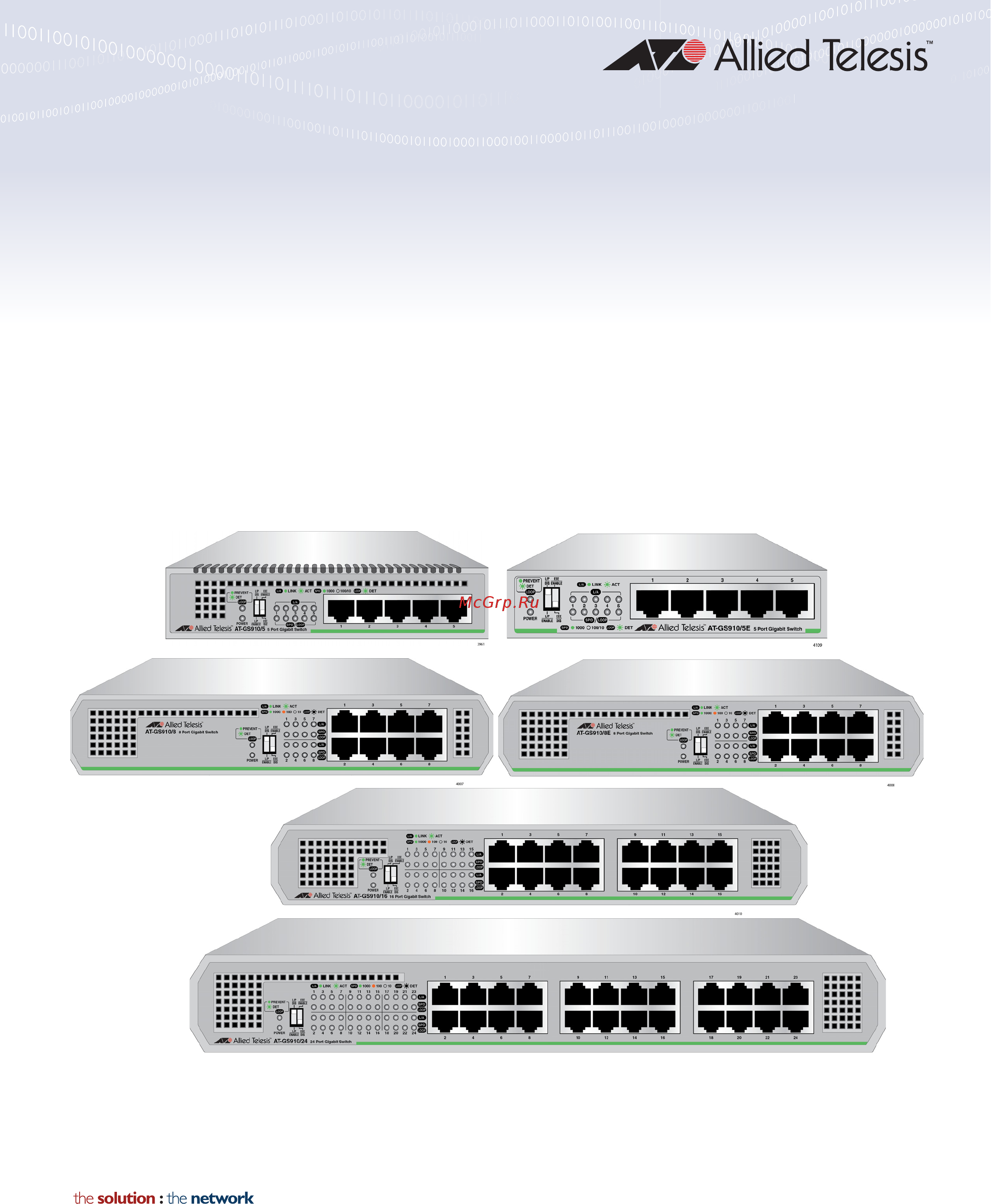 Allied Telesis at-gs910/24-50 Инструкция по эксплуатации онлайн