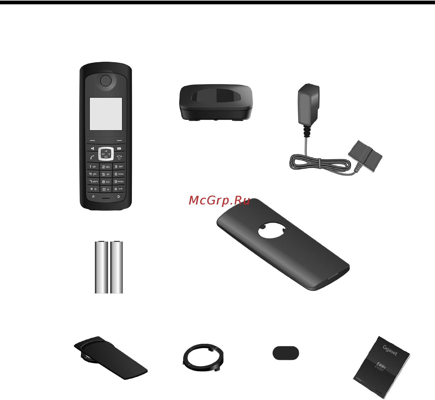 Gigaset E46H [7/97] Первые шаги