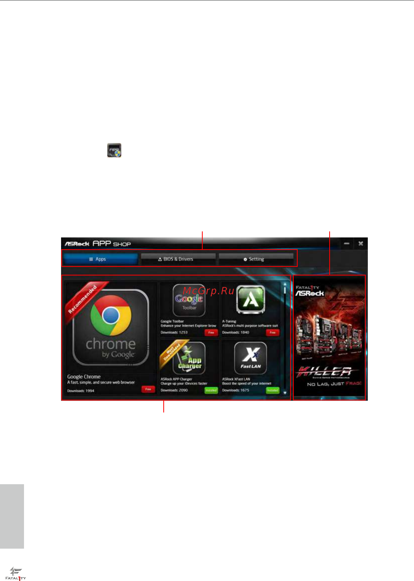 ASRock FATAL1TY B250 GAMING K4 [41/86] Asrock live update app shop