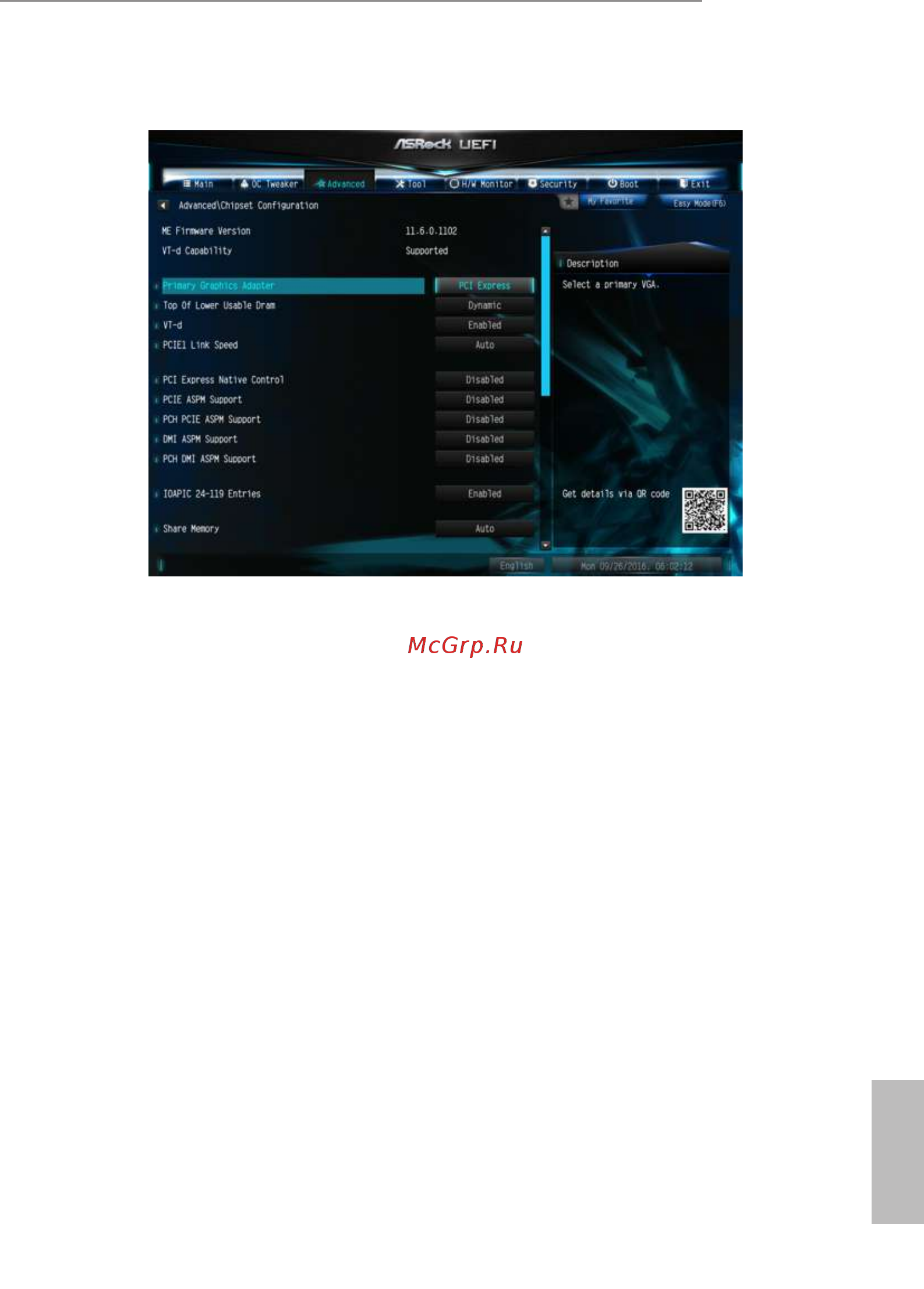 ASRock H270M-ITX/ac [63/81] Chipset configuration