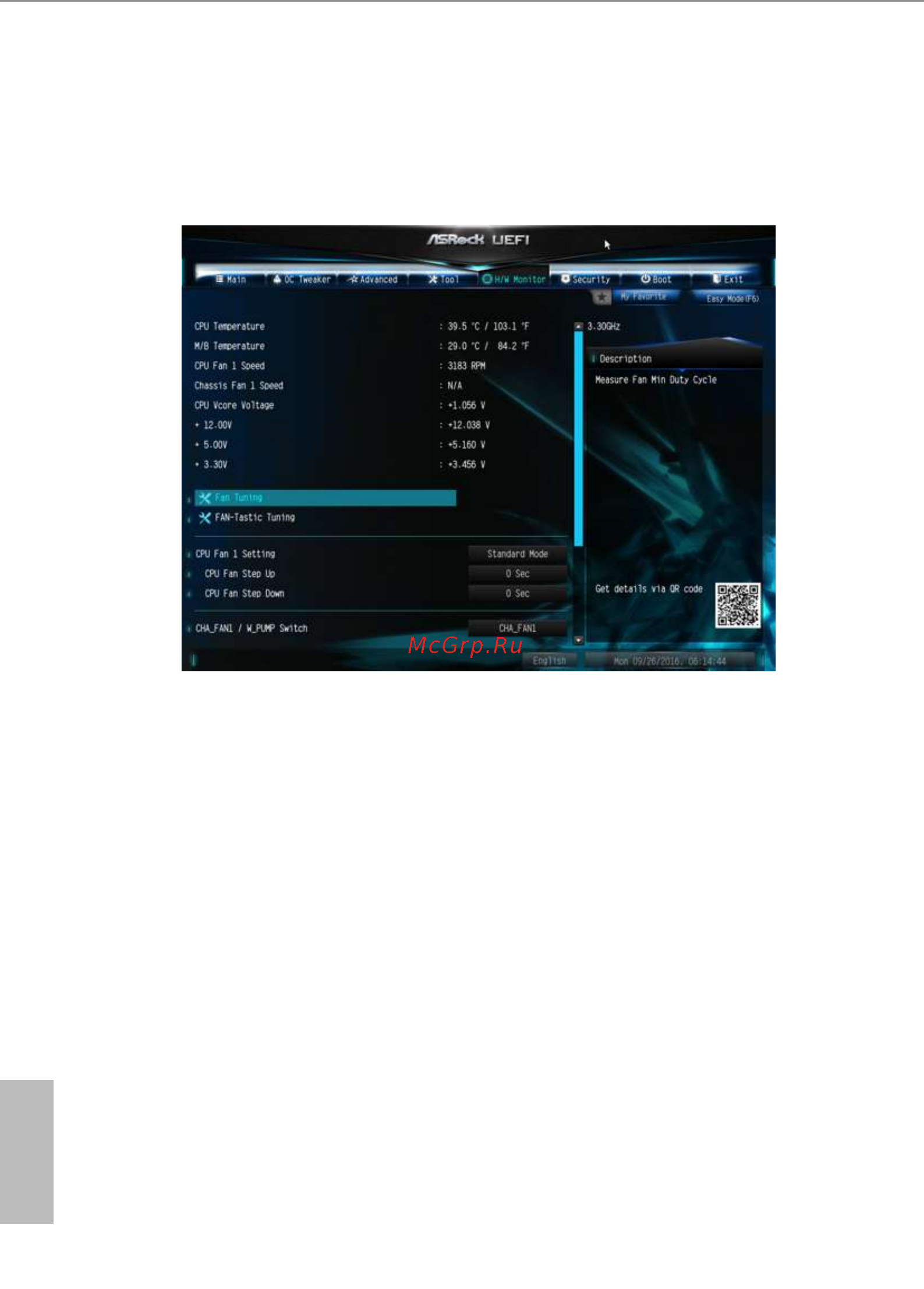 ASRock H270M-ITX/ac [74/81] Hardware health event monitoring screen