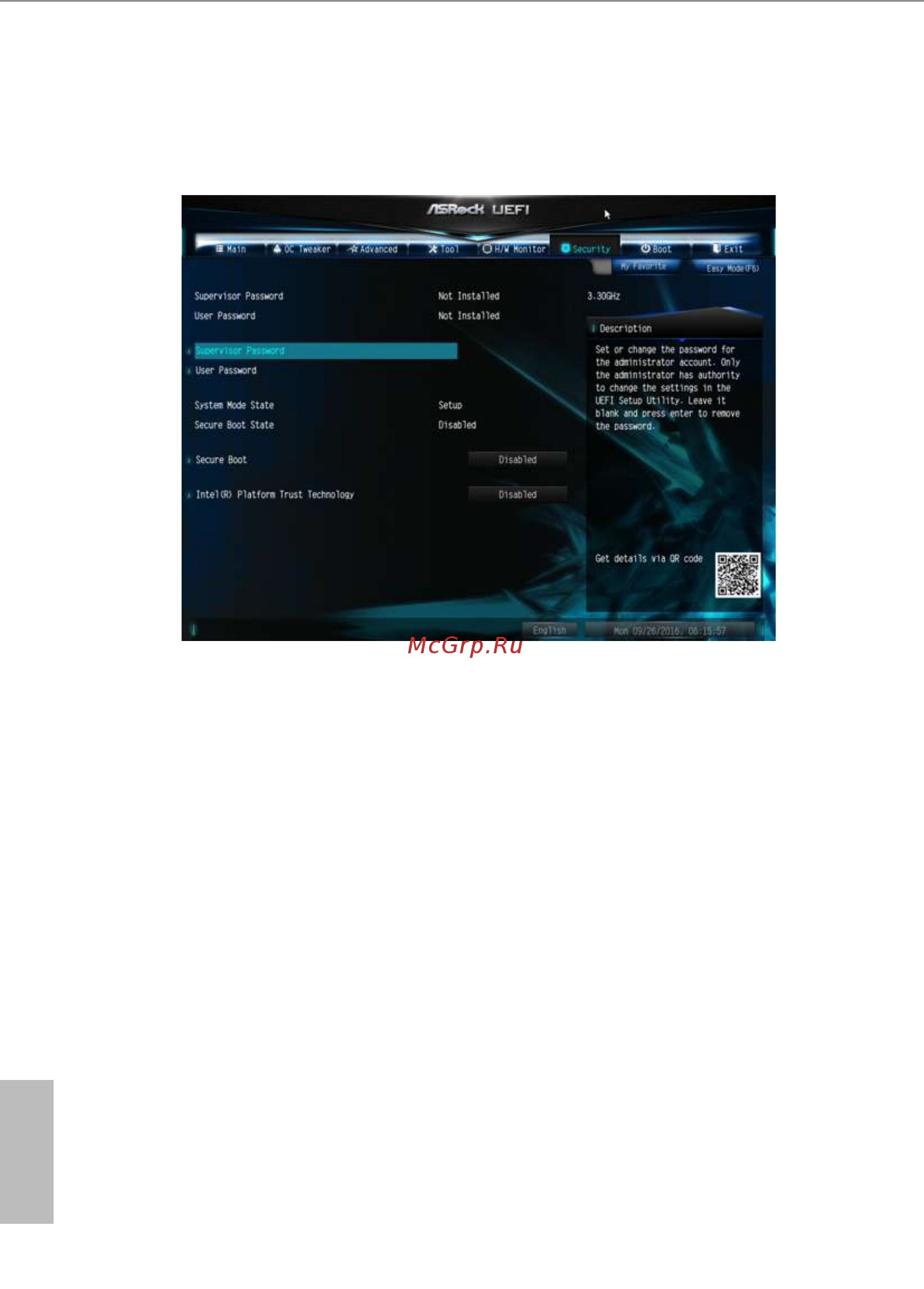 ASRock H270M-ITX/ac [76/81] Secure boot