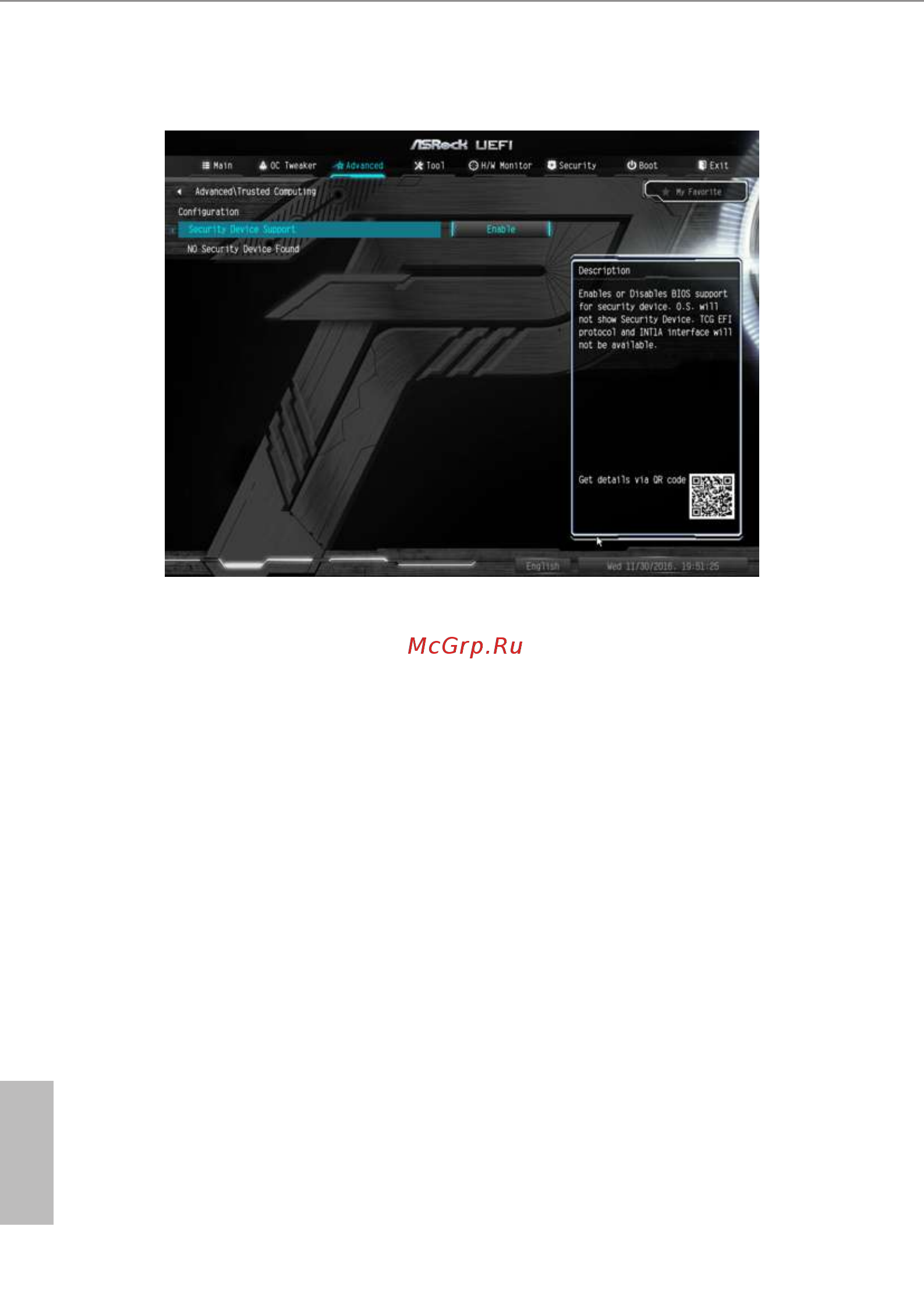 ASRock H270M Pro4 [69/80] Trusted computing
