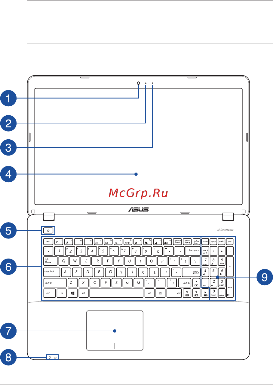 Asus X541UA-GQ1247T [14/112] Знакомство с ноутбуком