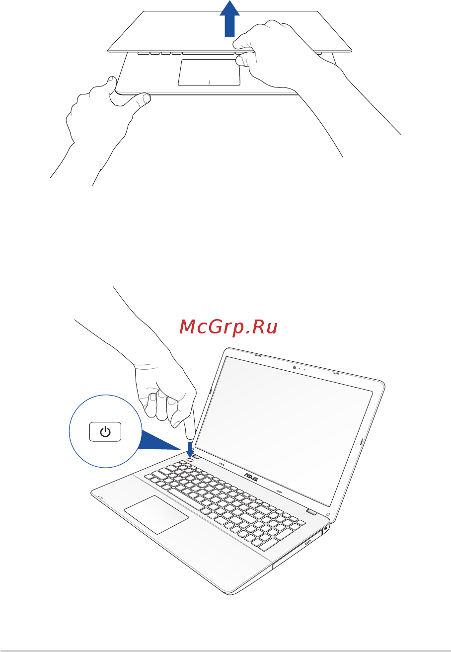 Asus X751NV, 90NB0EB1-M00330 [28/112] Откройте крышку