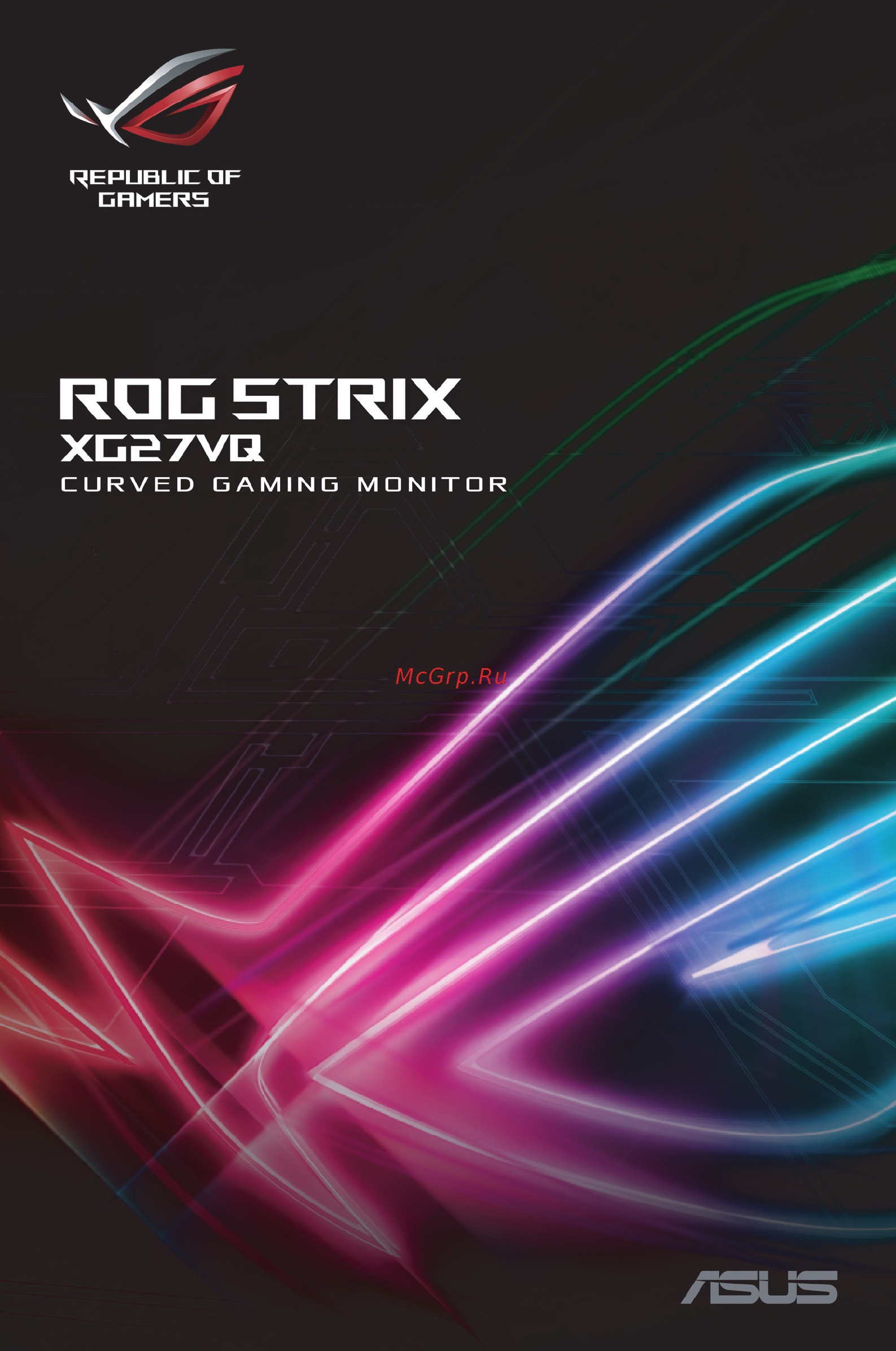 Asus rog strix xg27vq Инструкция по эксплуатации онлайн