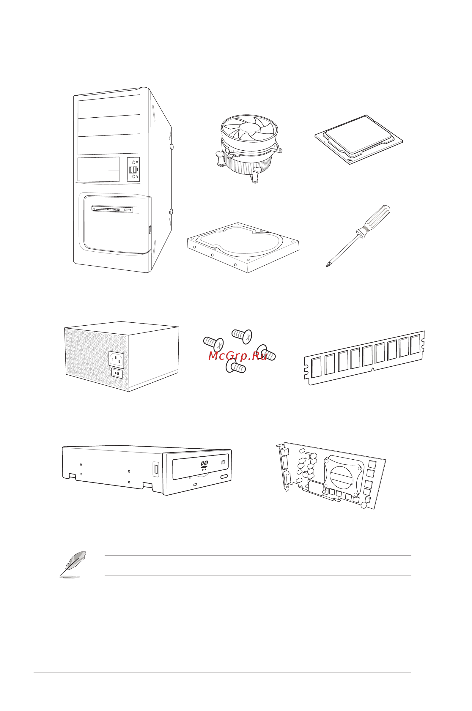 Asus ROG STRIX B250G GAMING [12/72] The tools and components listed above are not included in the motherboard package