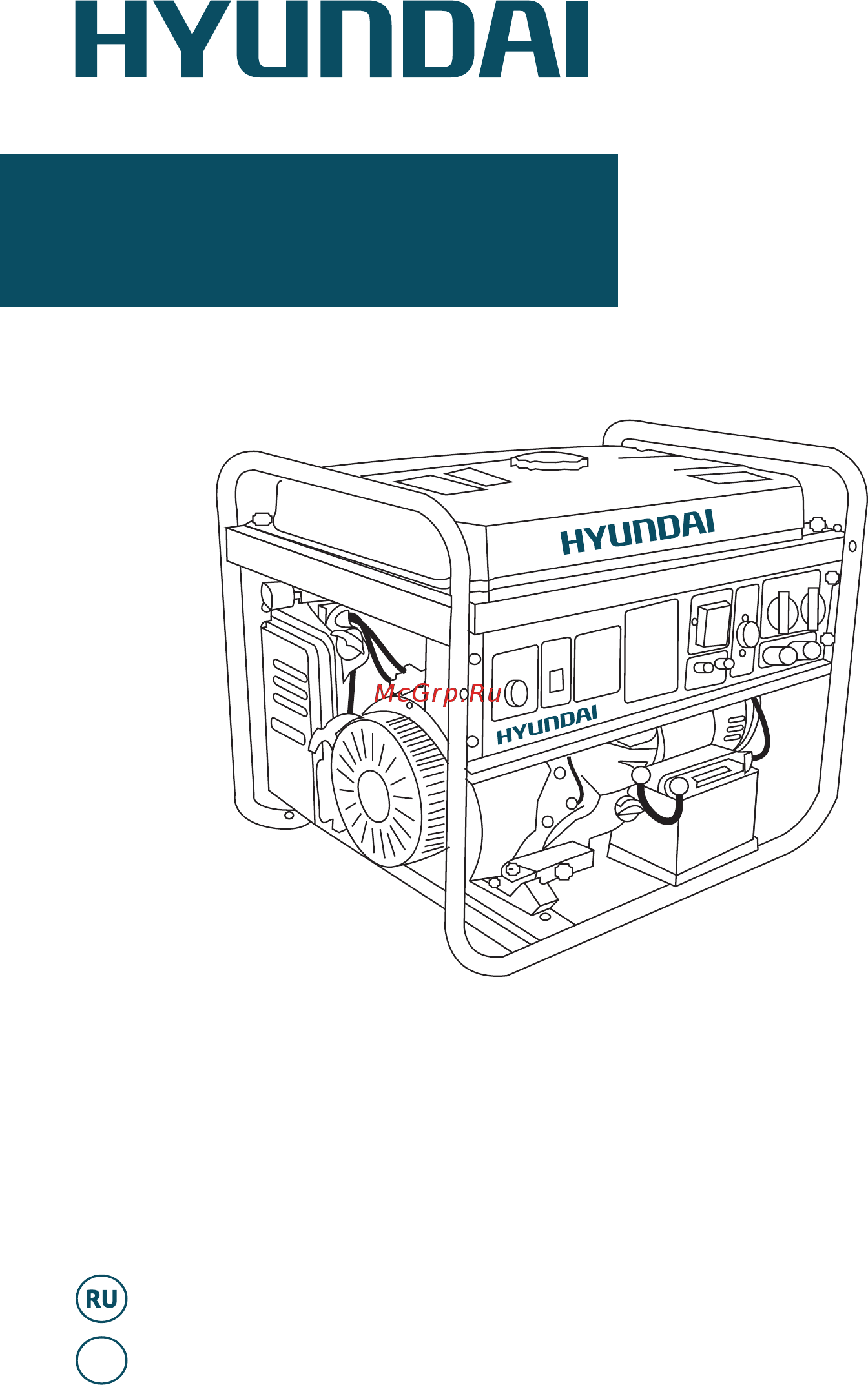 Hyundai HHY 7000F Руководство по эксплуатации онлайн