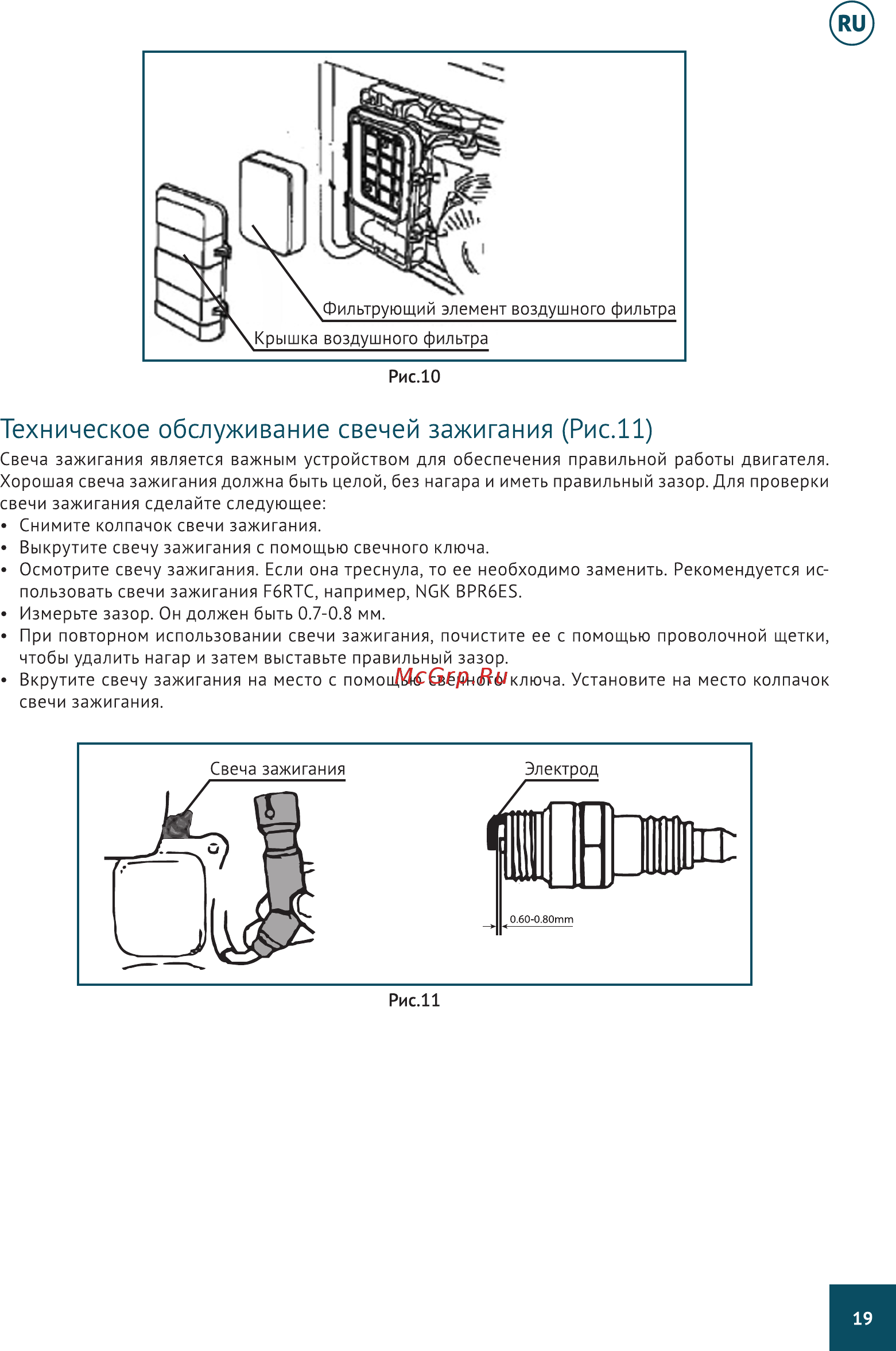 Hyundai HY 2500L Руководство по эксплуатации онлайн [19/48] 213461