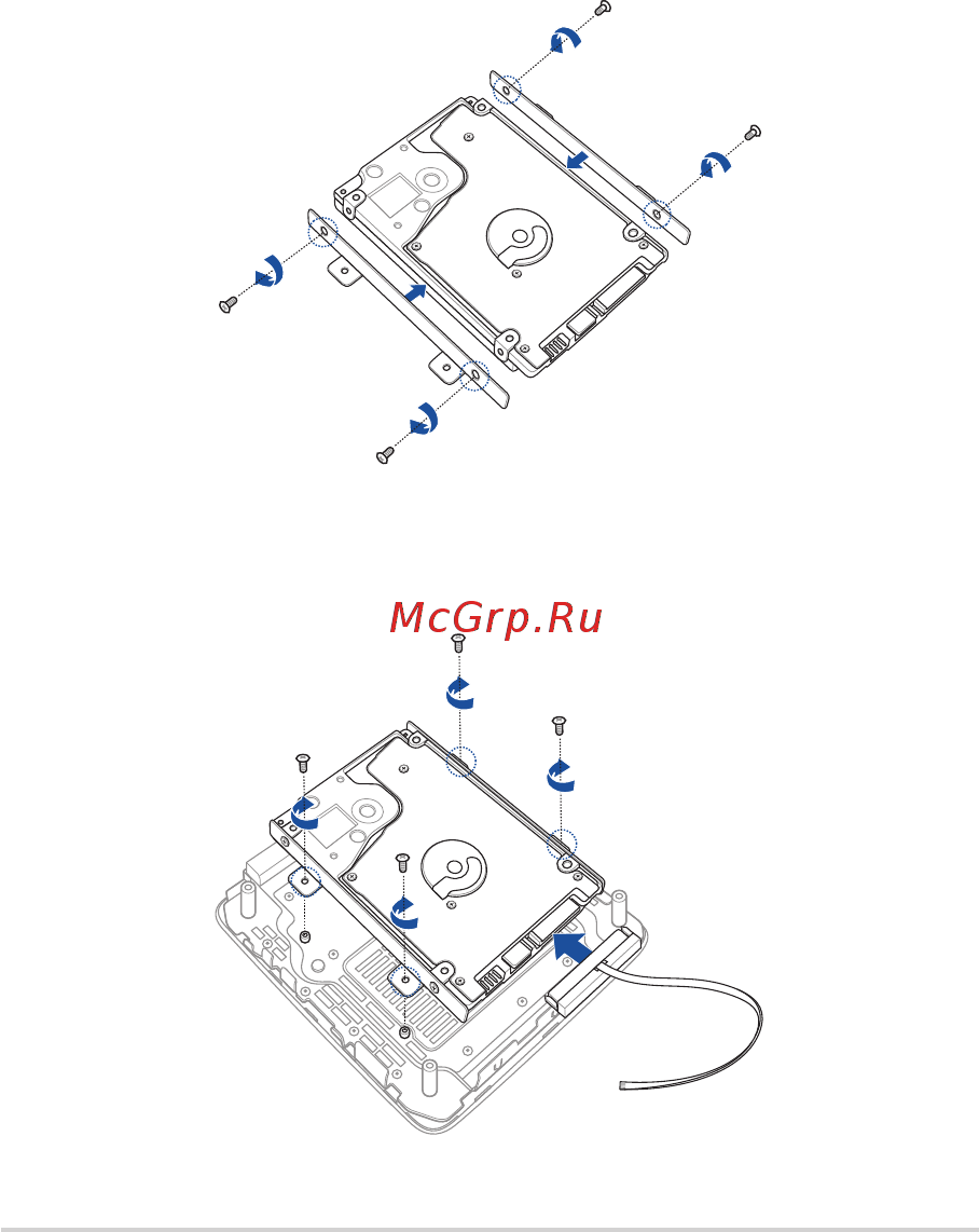 Asus UN65U-M033M [10/12] Установка 2 5 дюймового hdd