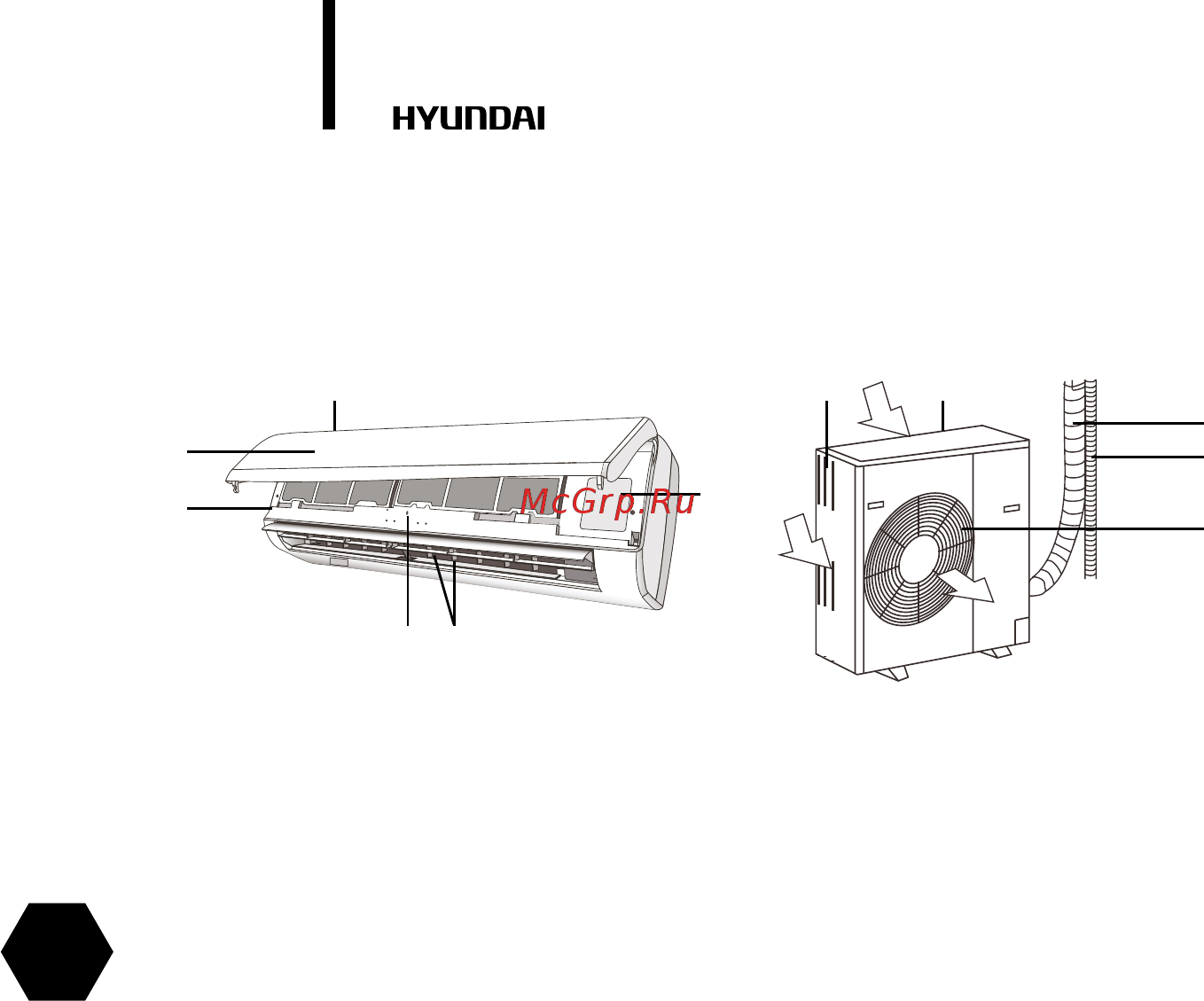 Hyundai H-AR2-09H-UI017 [16/48] Описание прибора