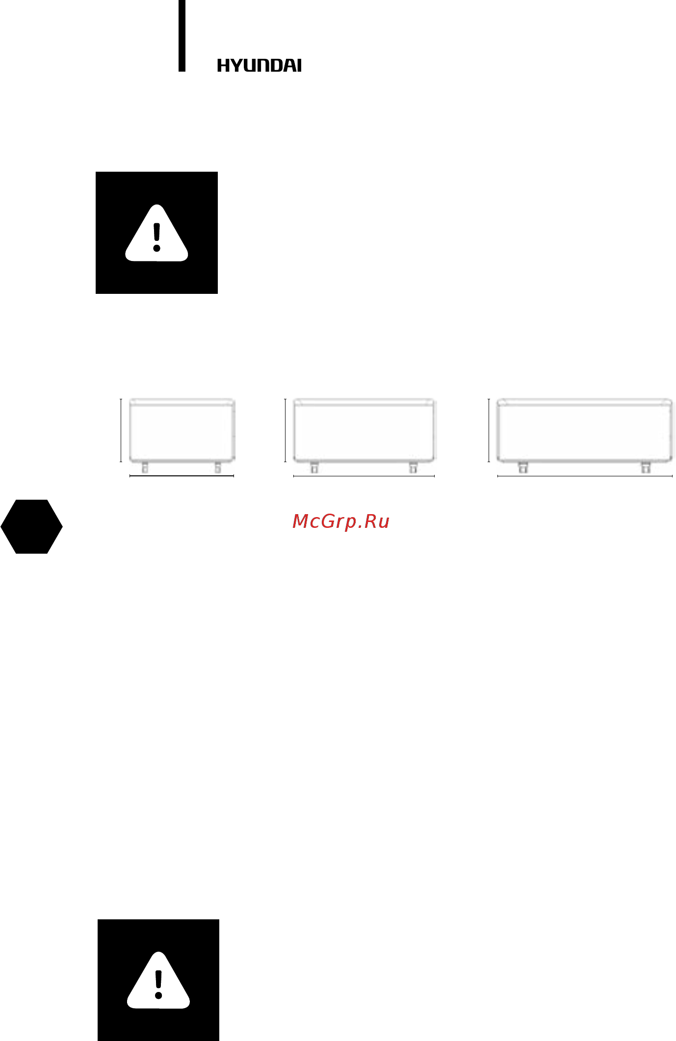 Hyundai H-HV6-10-UI614 [6/40] Safe operation and installation of elec tric convector