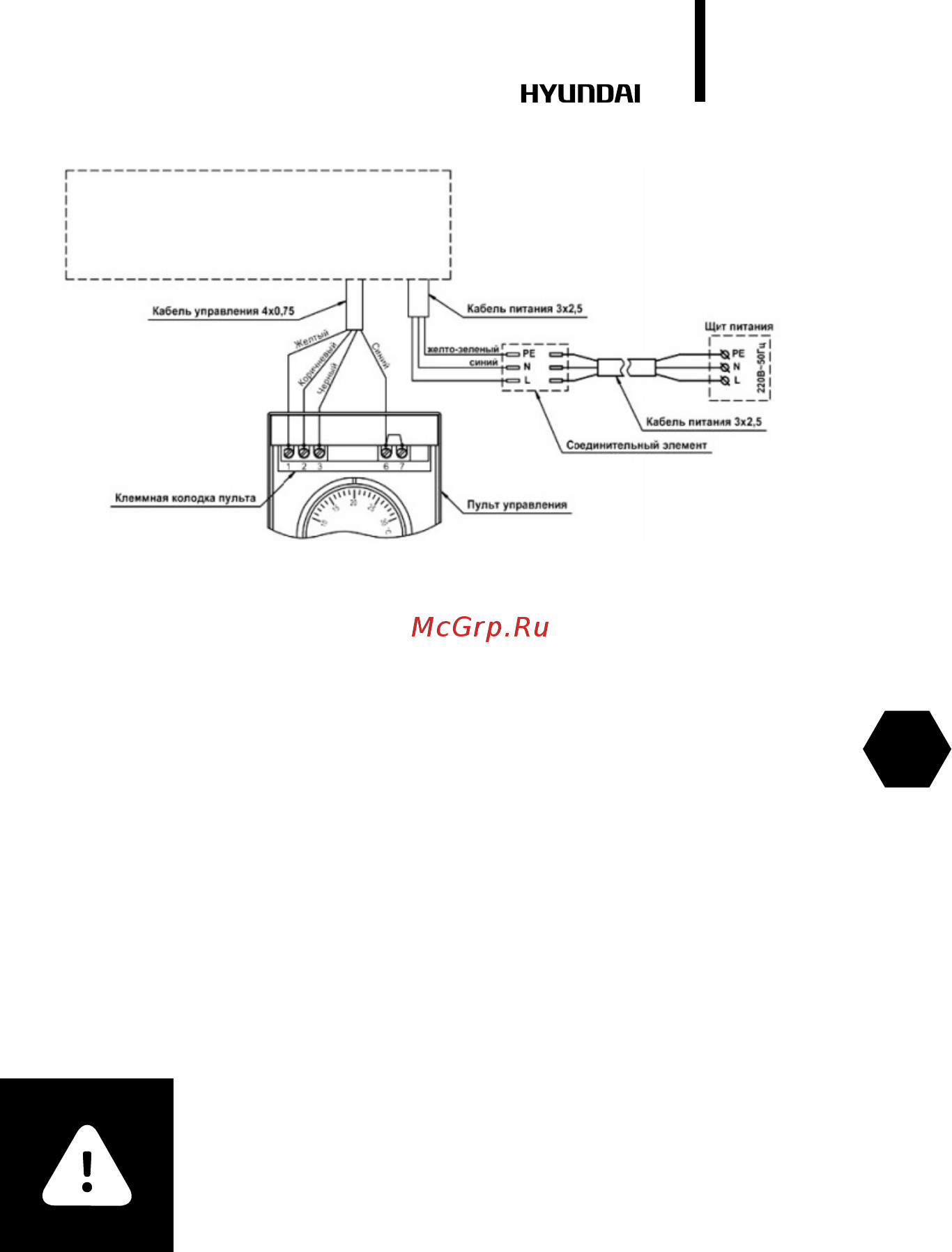 Hyundai H-AT2-50-UI531 [9/32] Внимание