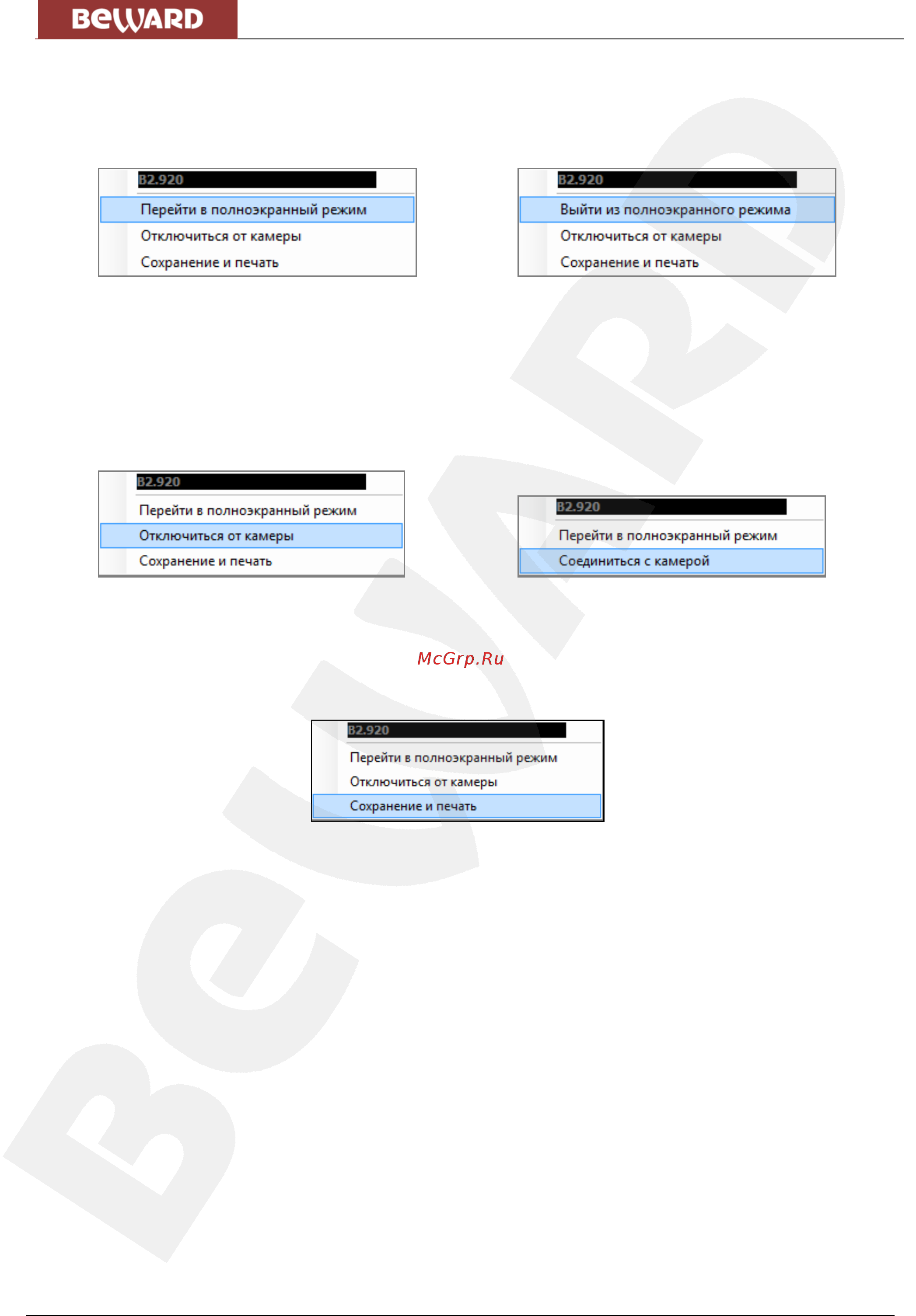 BEWARD IP Visor [18/71] Глава 4 основное окно