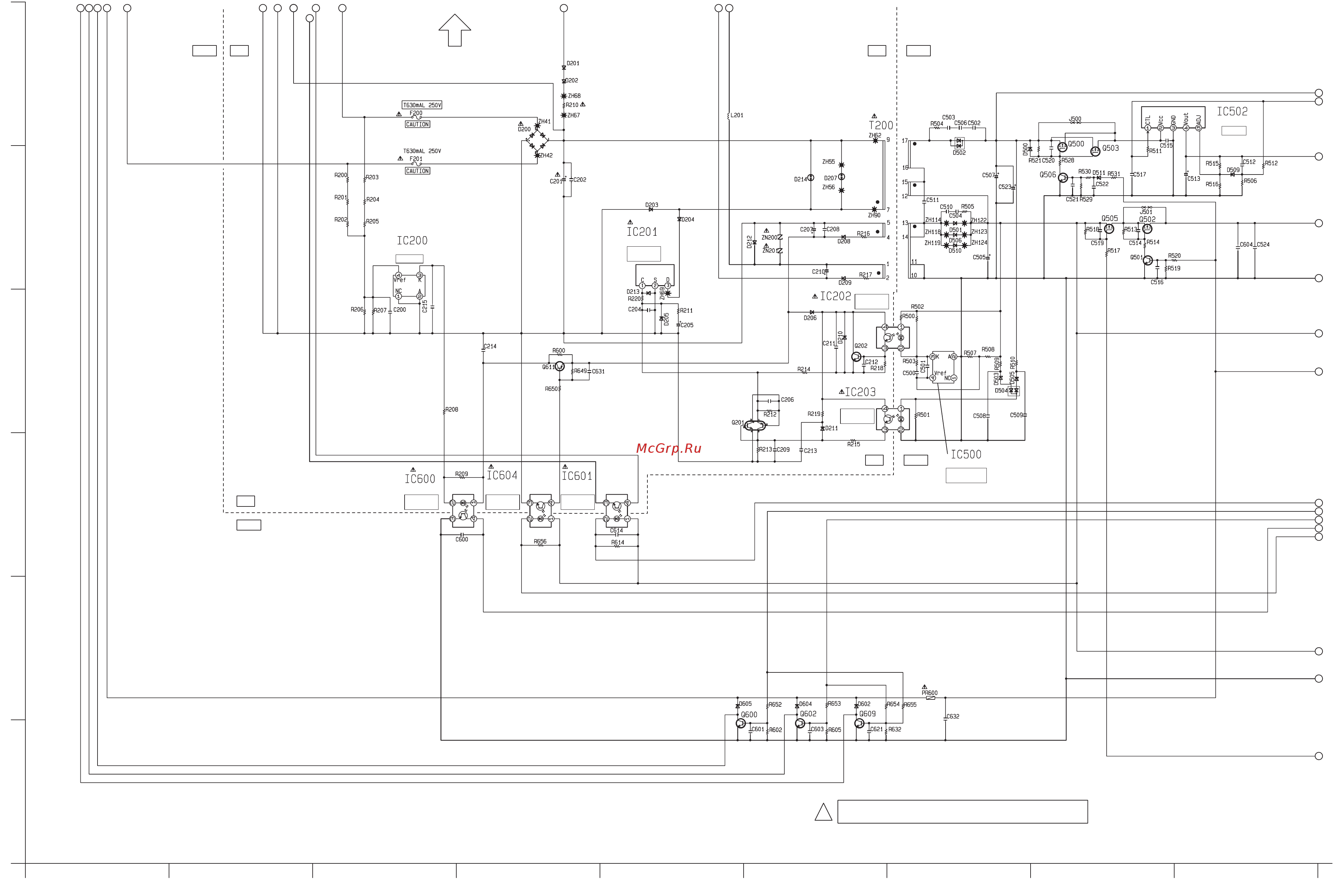 Panasonic TX-PR37C10 [8/46] P board 3 4 schematic diagram
