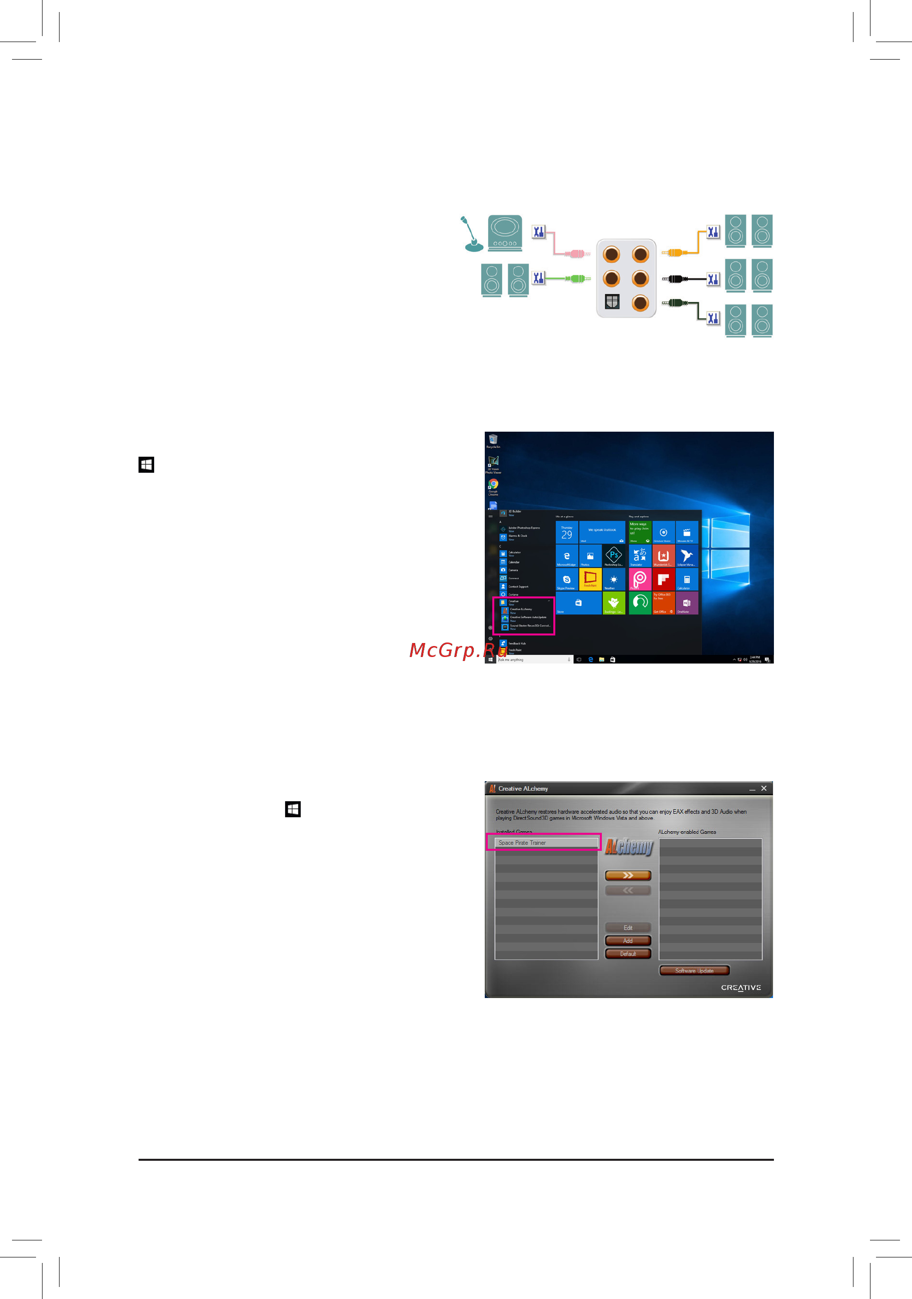 Gigabyte GA-Z270X-Gaming 7 [118/136] 2 configuring audio input and output