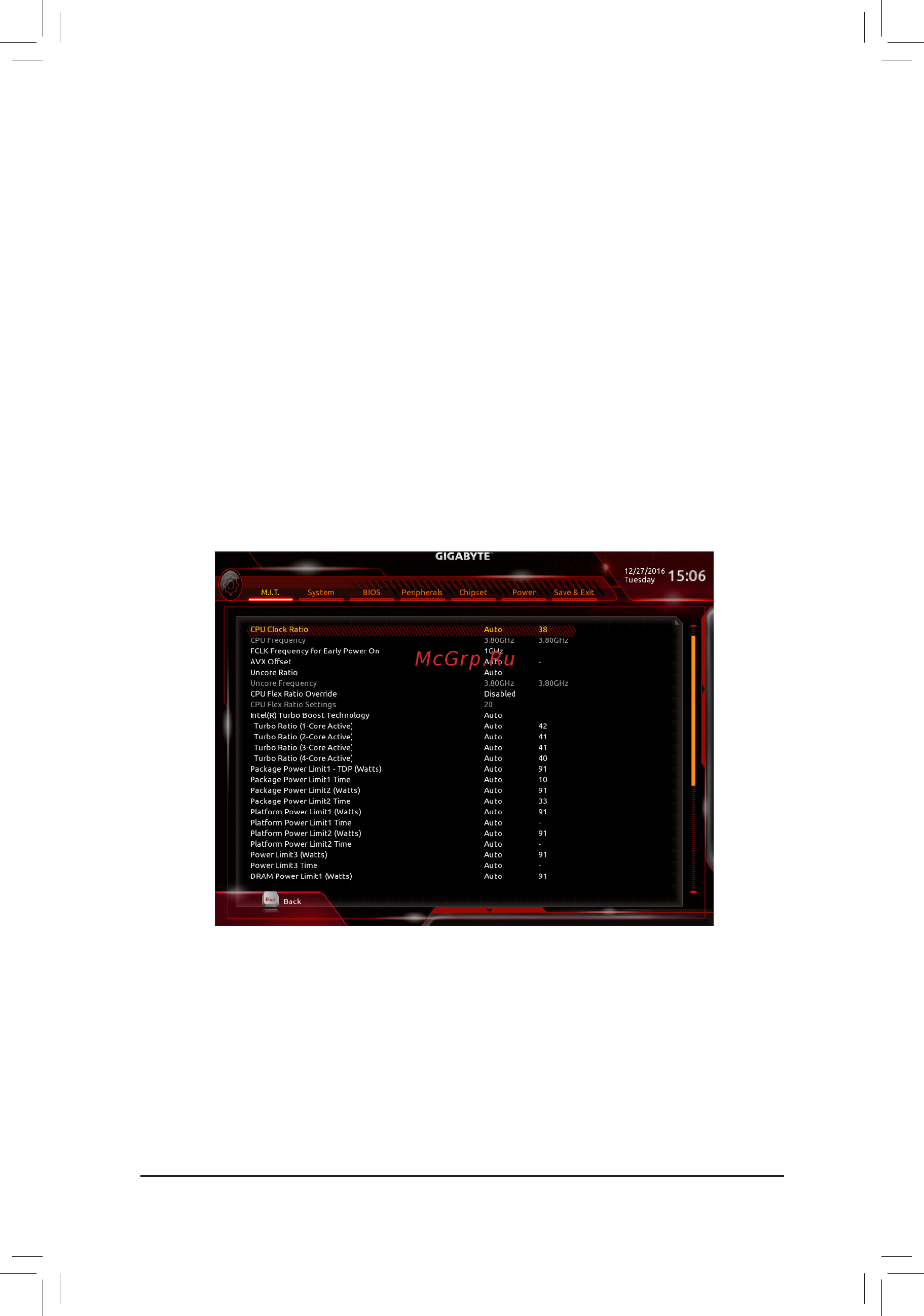 Gigabyte GA-Z270X-Gaming 7 Руководство пользователя онлайн [46/136] 214142